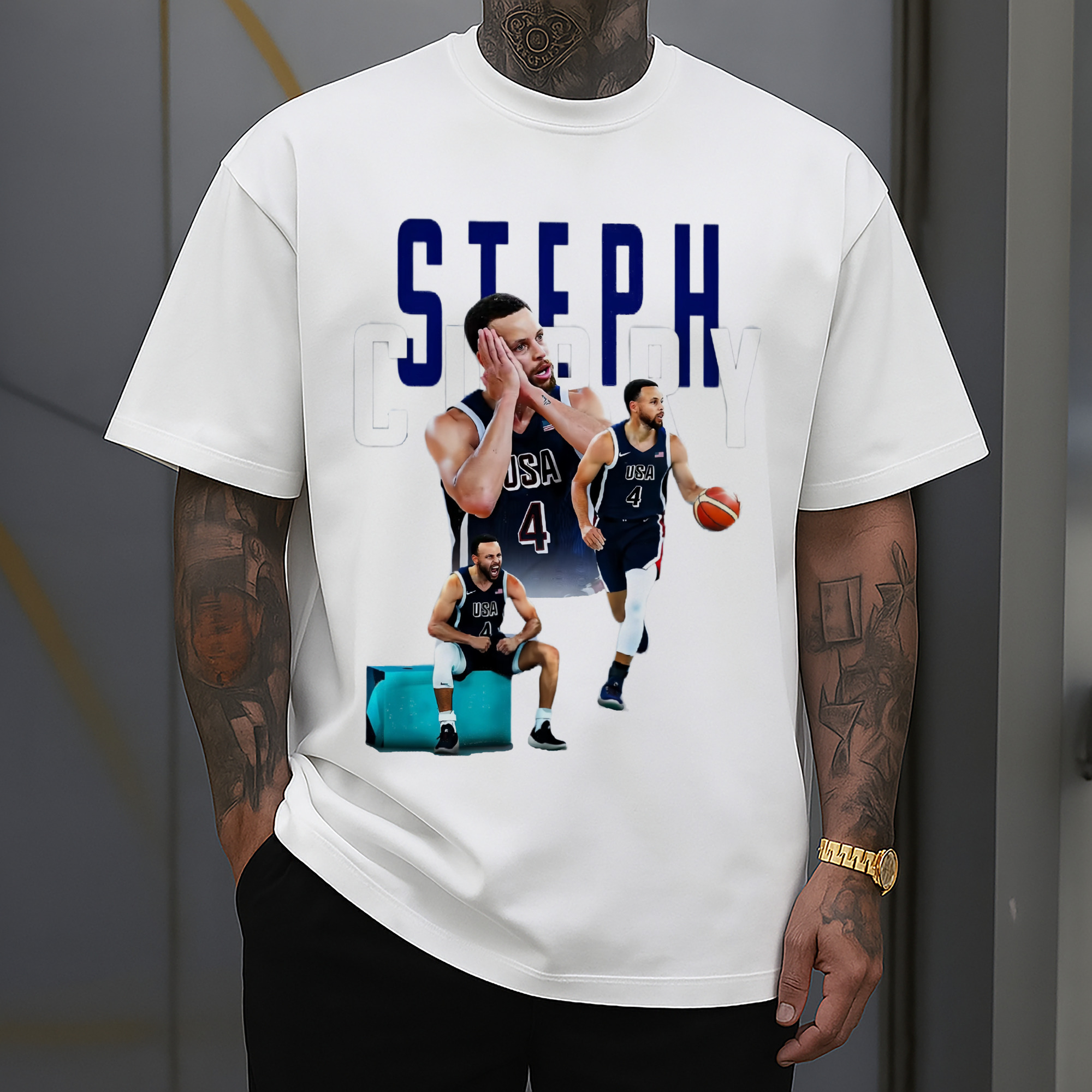 Stephen Curry usa night！night！T-shirt