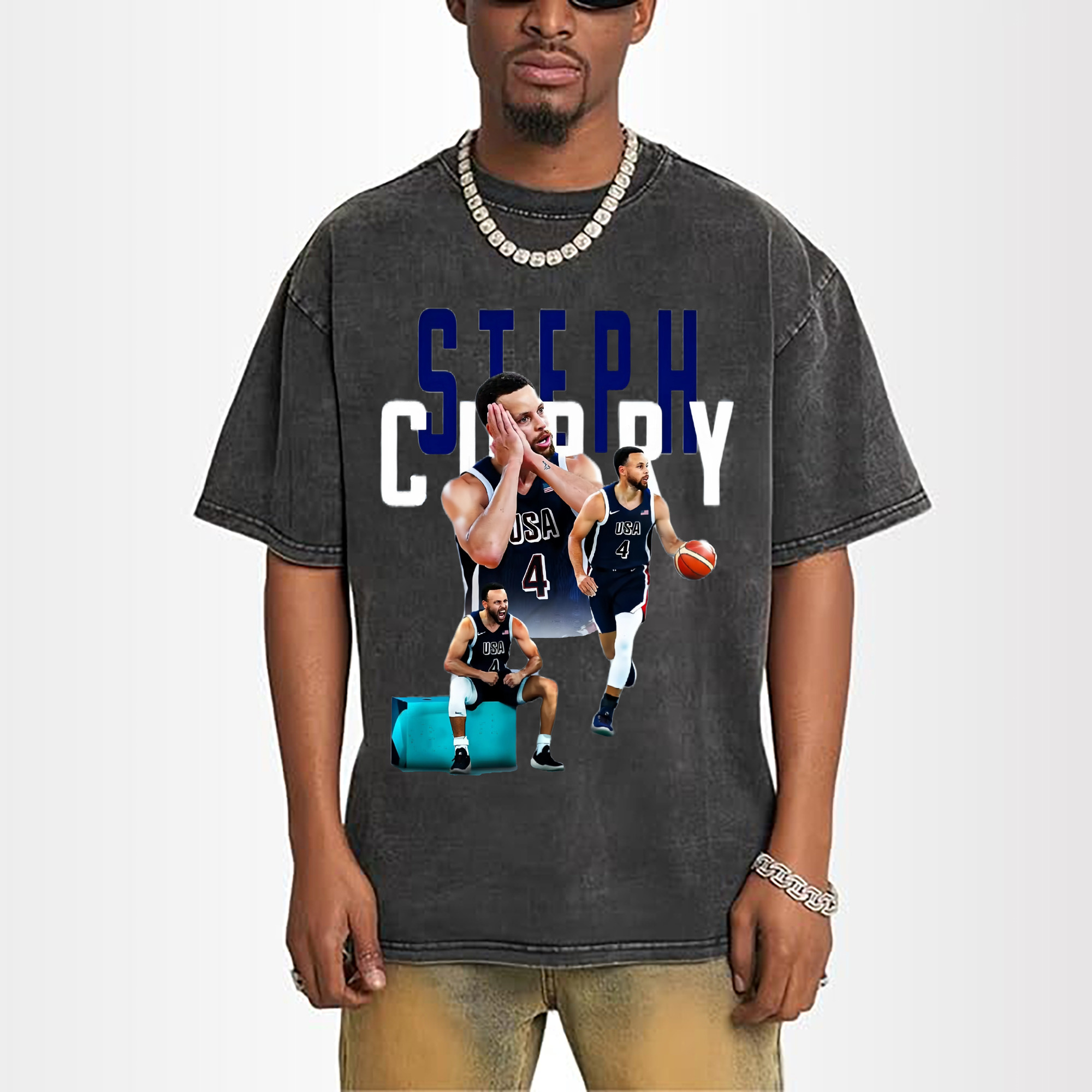 Stephen Curry usa night！night！T-shirt