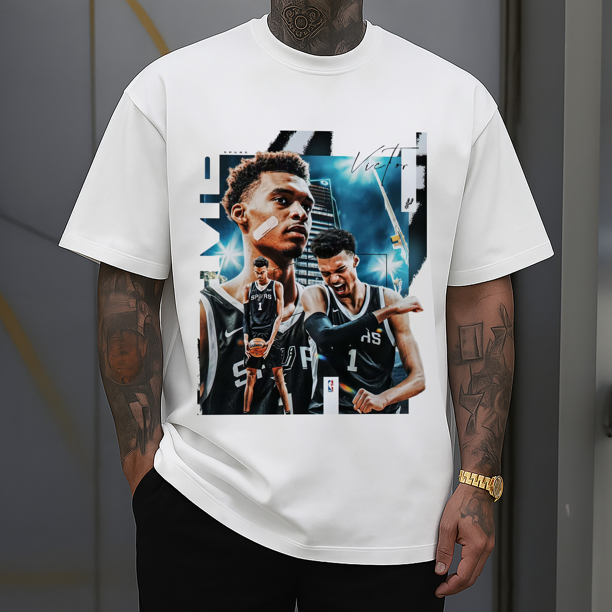 San Antonio Spurs Victor Wembanyama #1 T-shirt