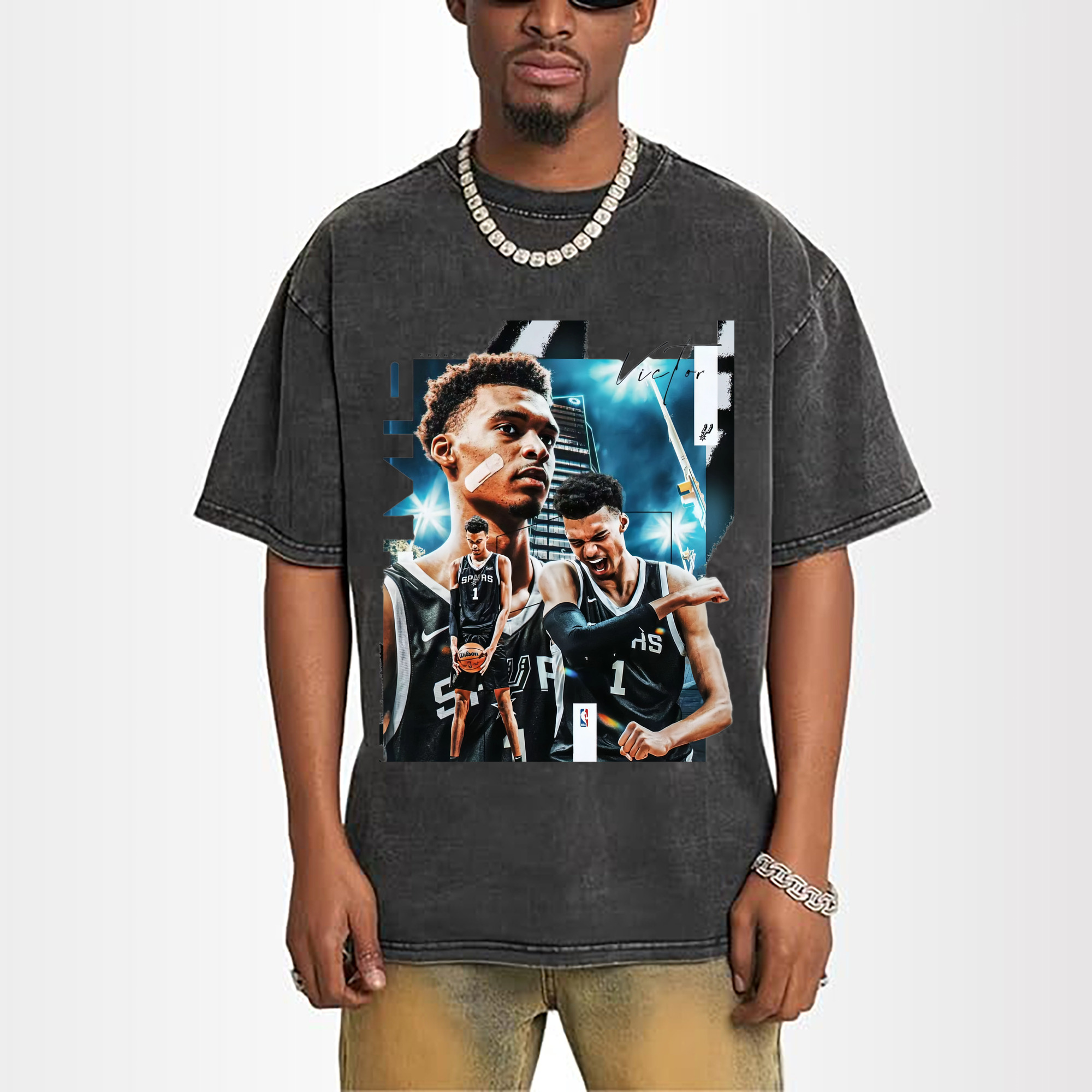 San Antonio Spurs Victor Wembanyama #1 T-shirt