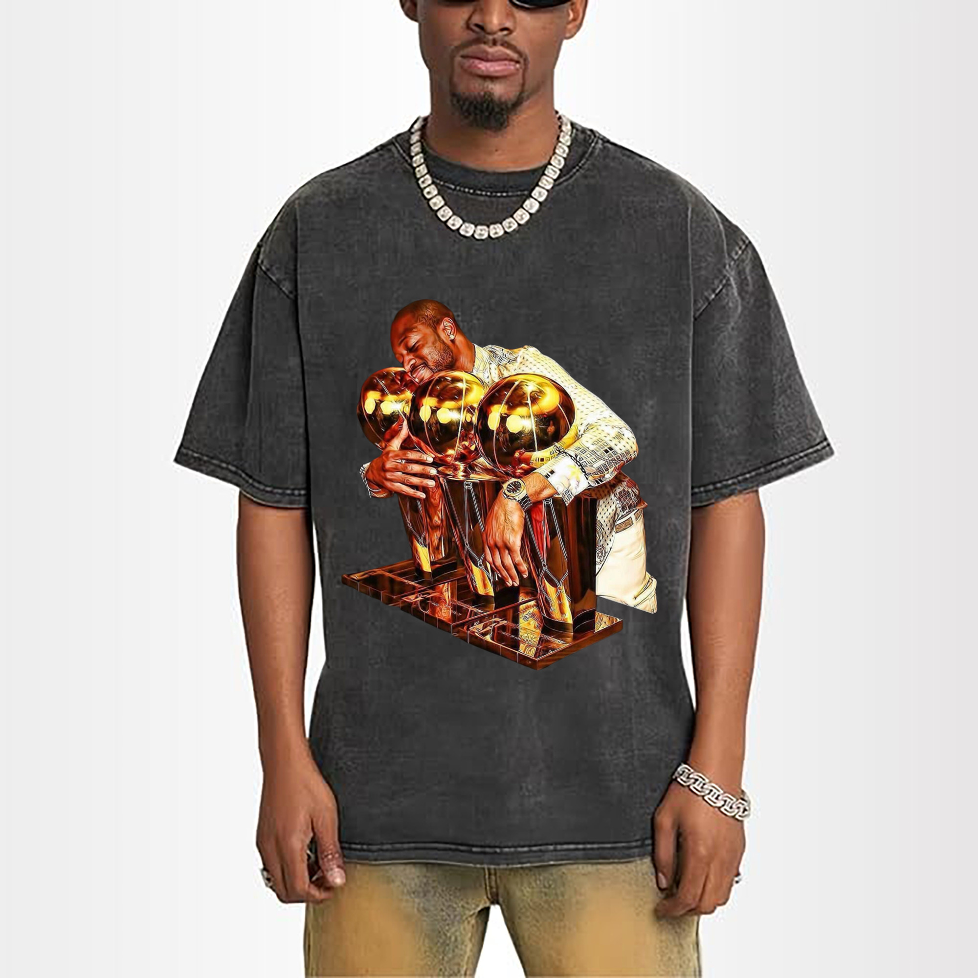 dwyane wade miami heat Three NBA championships T-shirt​