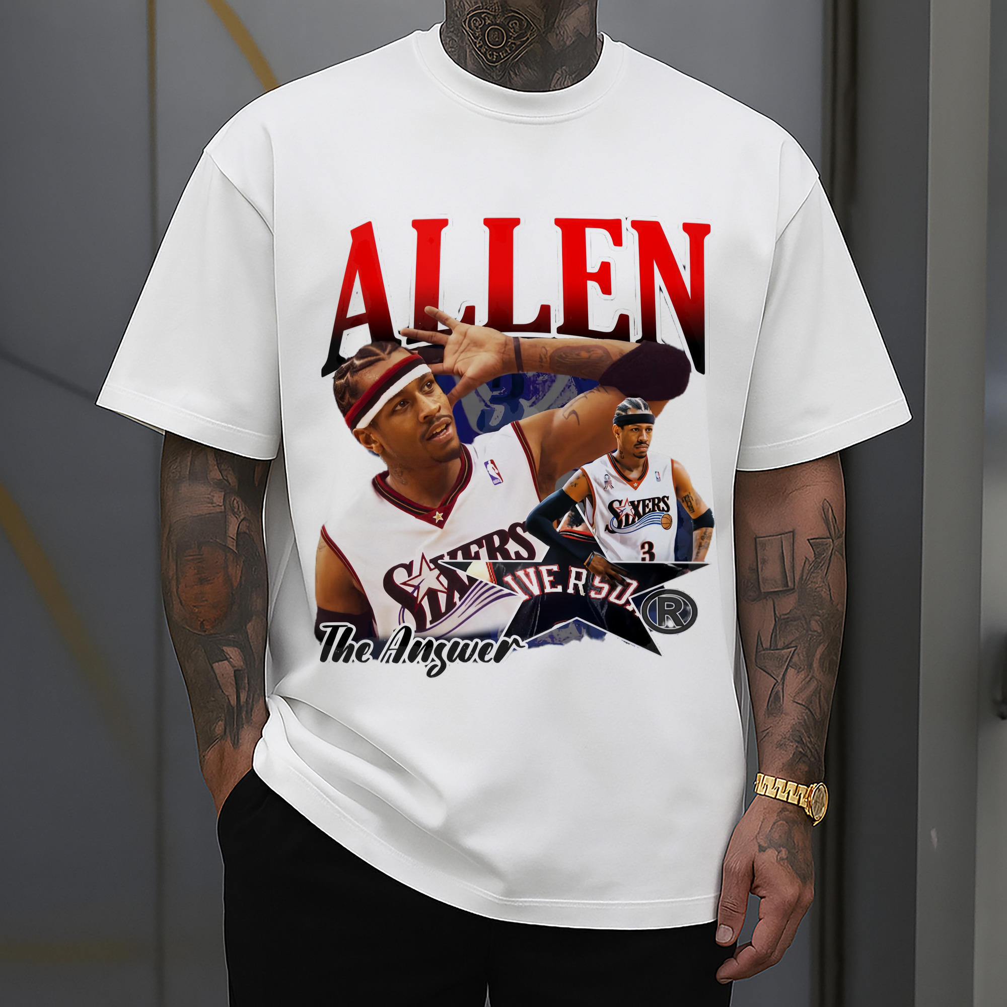 Allen lverson The Answer Graphic Tee