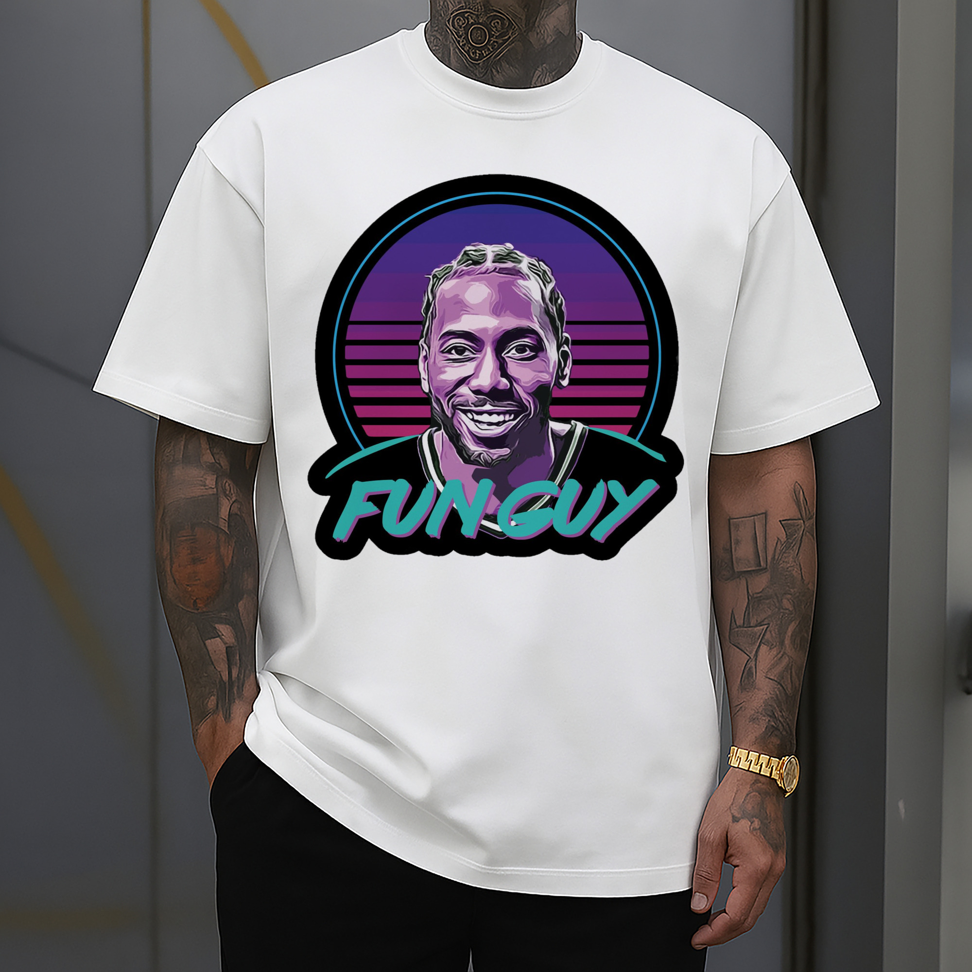 kawhi leonard fun guy  Graphic T‑Shirt