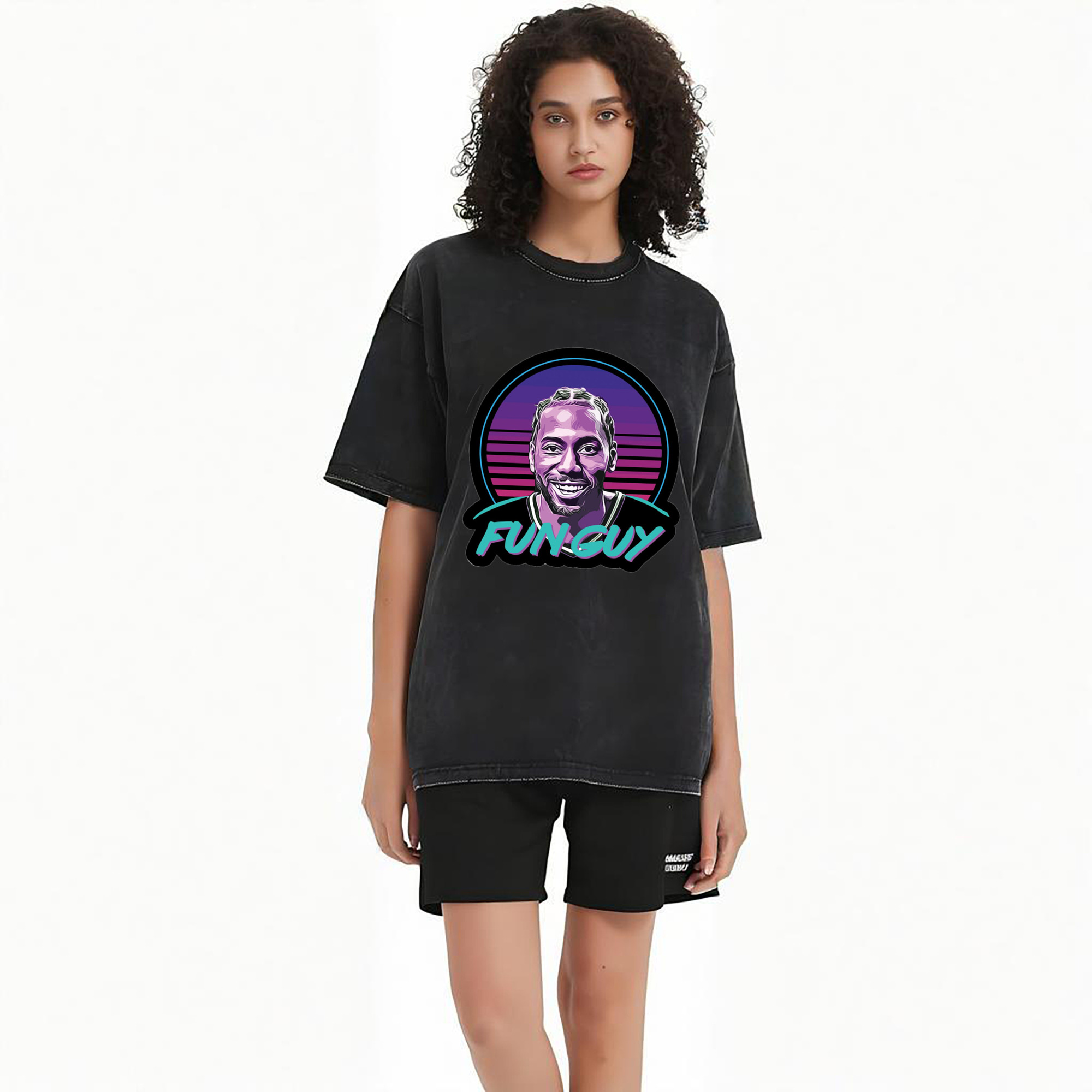 kawhi leonard fun guy  Graphic T‑Shirt