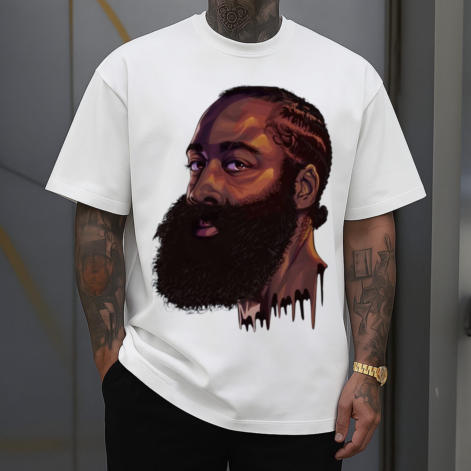 James Harden  Anime Avatar art  t-shirt