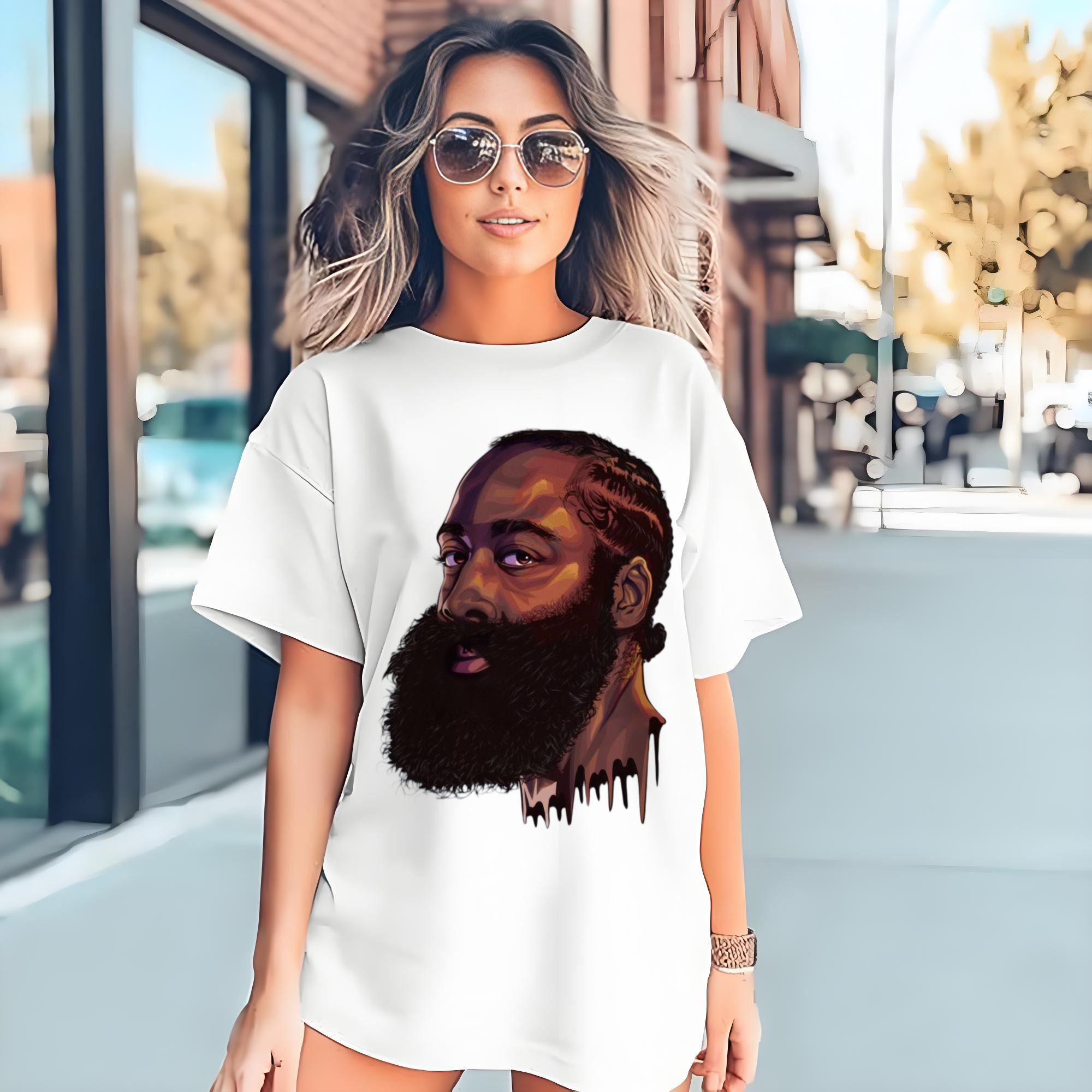James Harden  Anime Avatar art  t-shirt