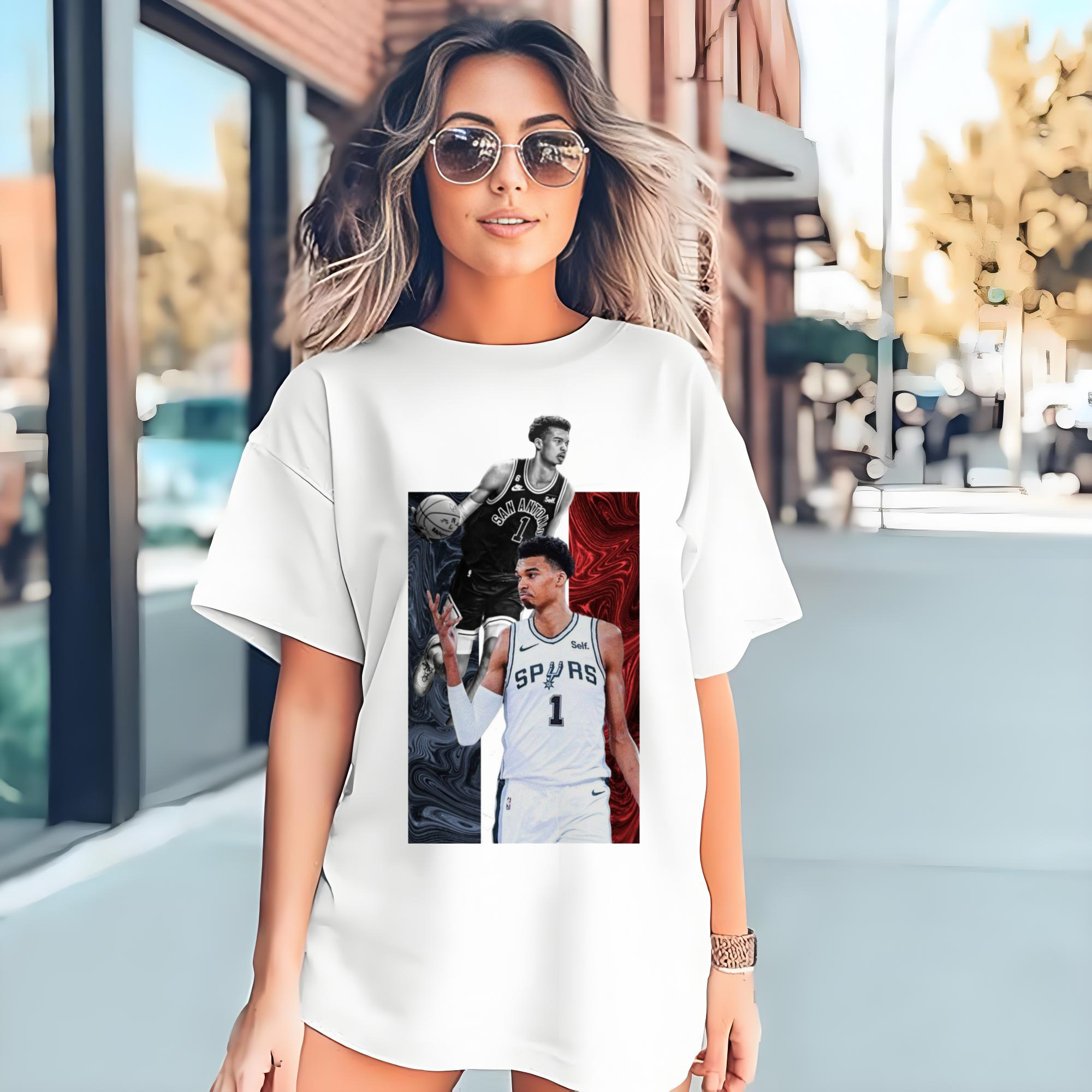 San Antonio Spurs Victor Wembanyama  Tee