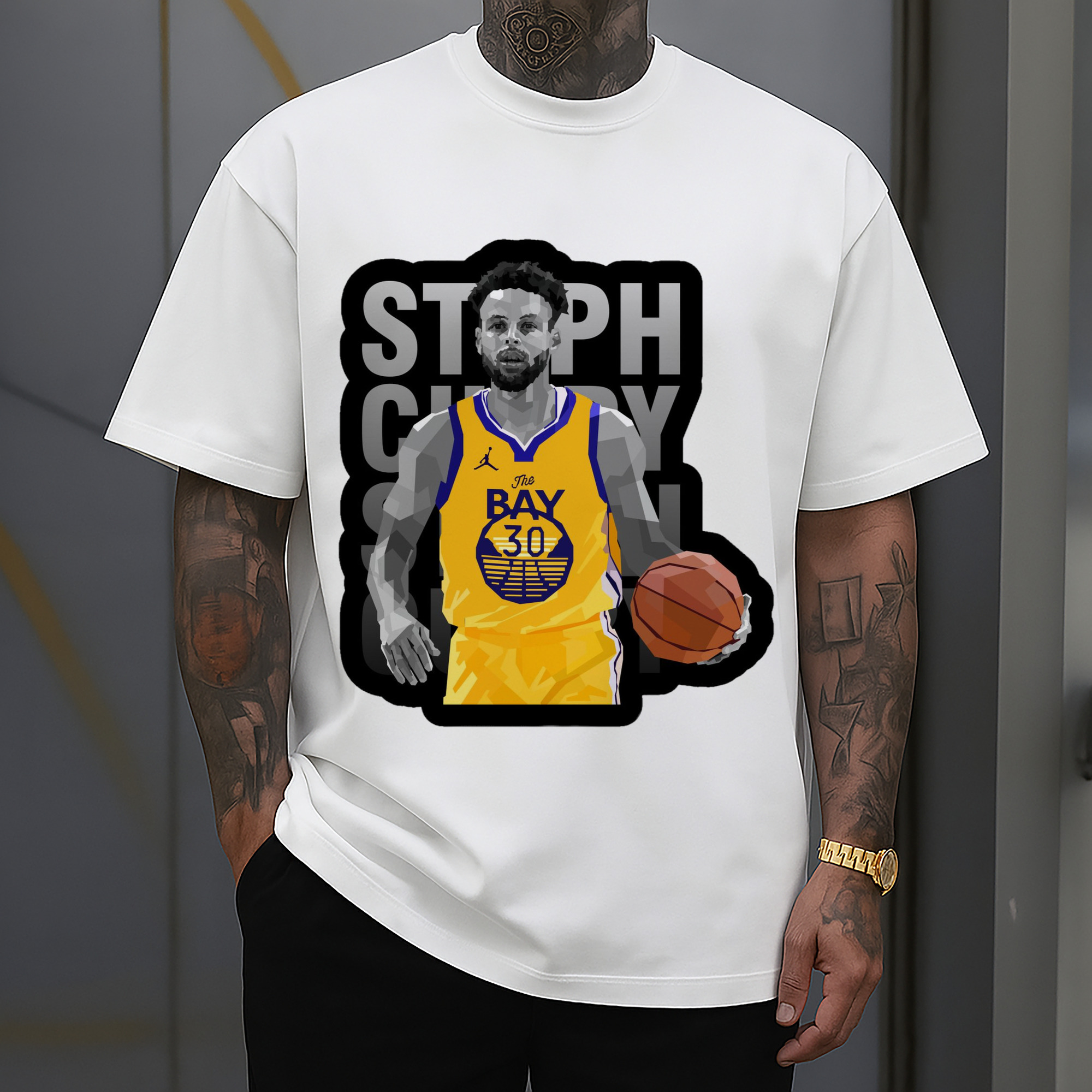 Golden State Warriors Stephen Curry graphic T‑ShirtT-shirt