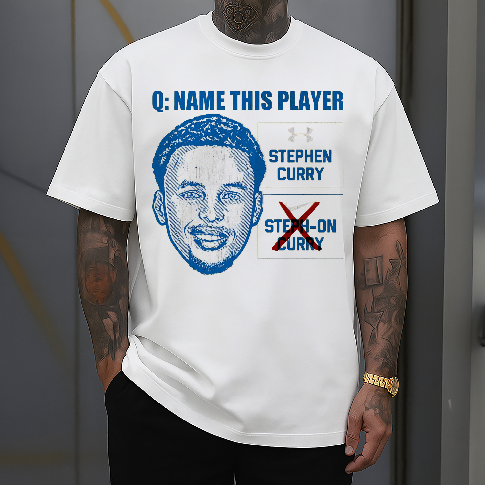 Steph Curry Golden State profile picture t-shirt