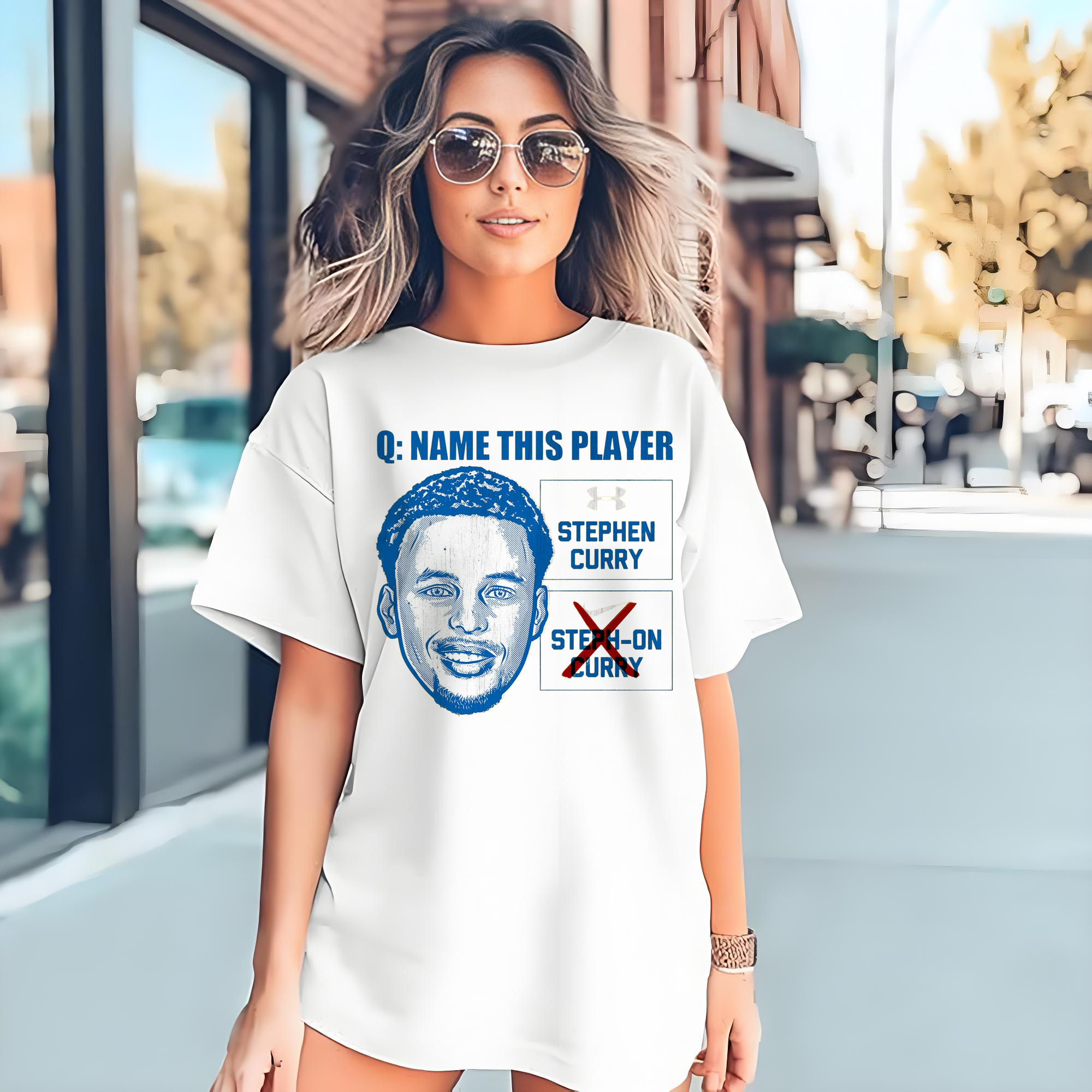 Steph Curry Golden State profile picture t-shirt