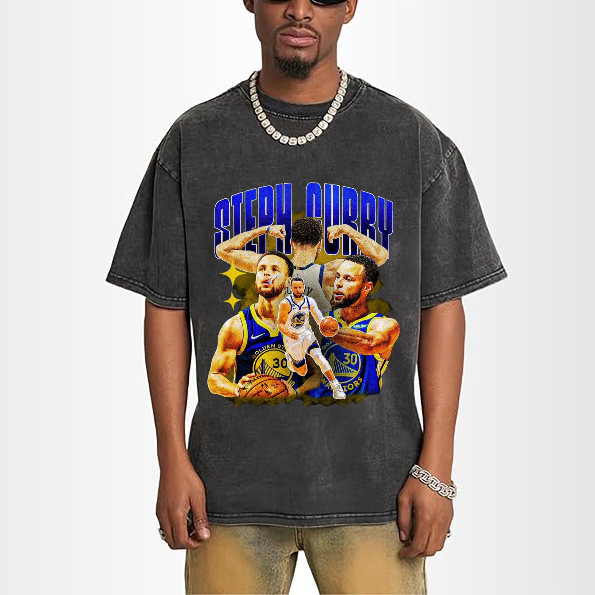 Golden State Warriors Stephen Curry  #30 collage tee