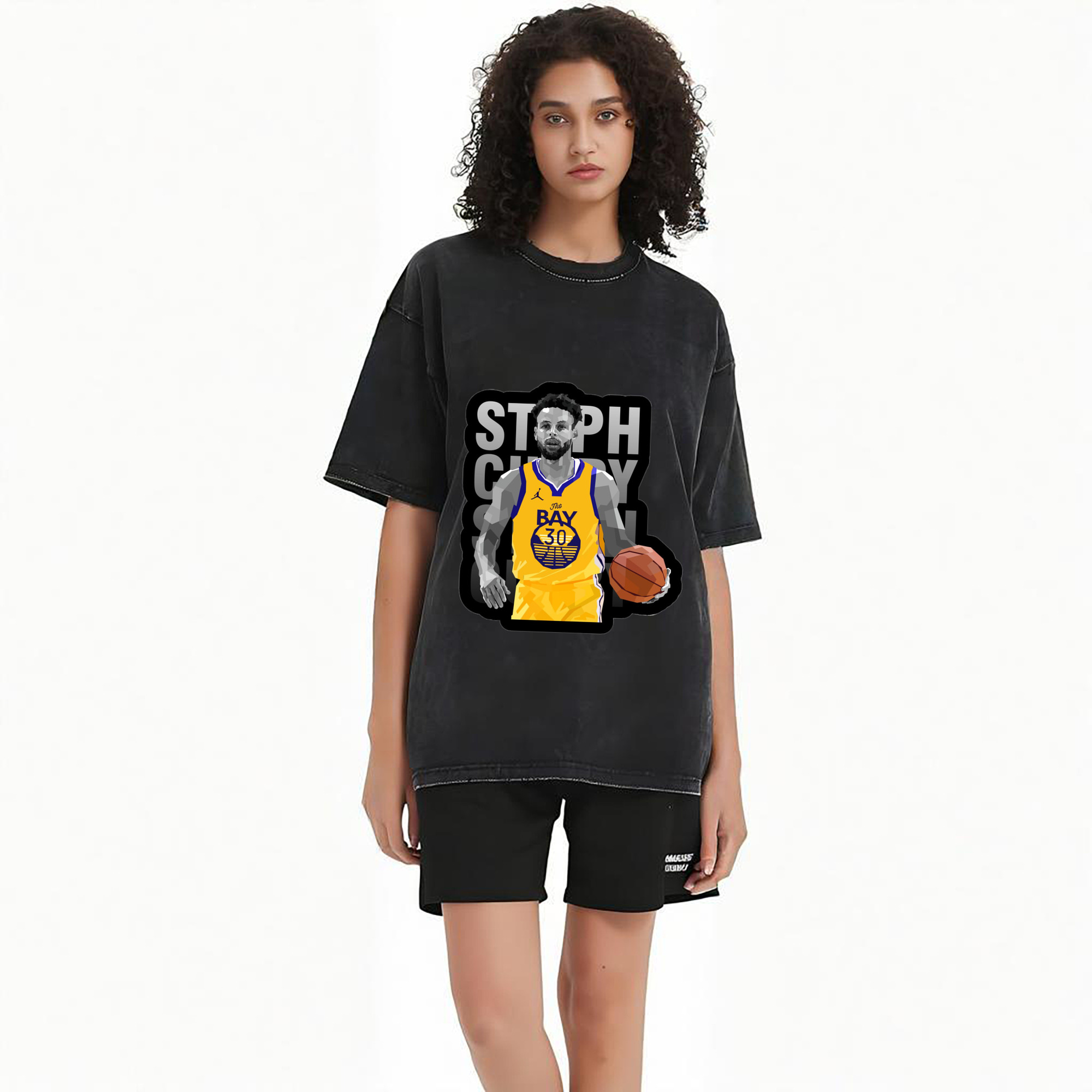 Golden State Warriors Stephen Curry graphic T‑ShirtT-shirt
