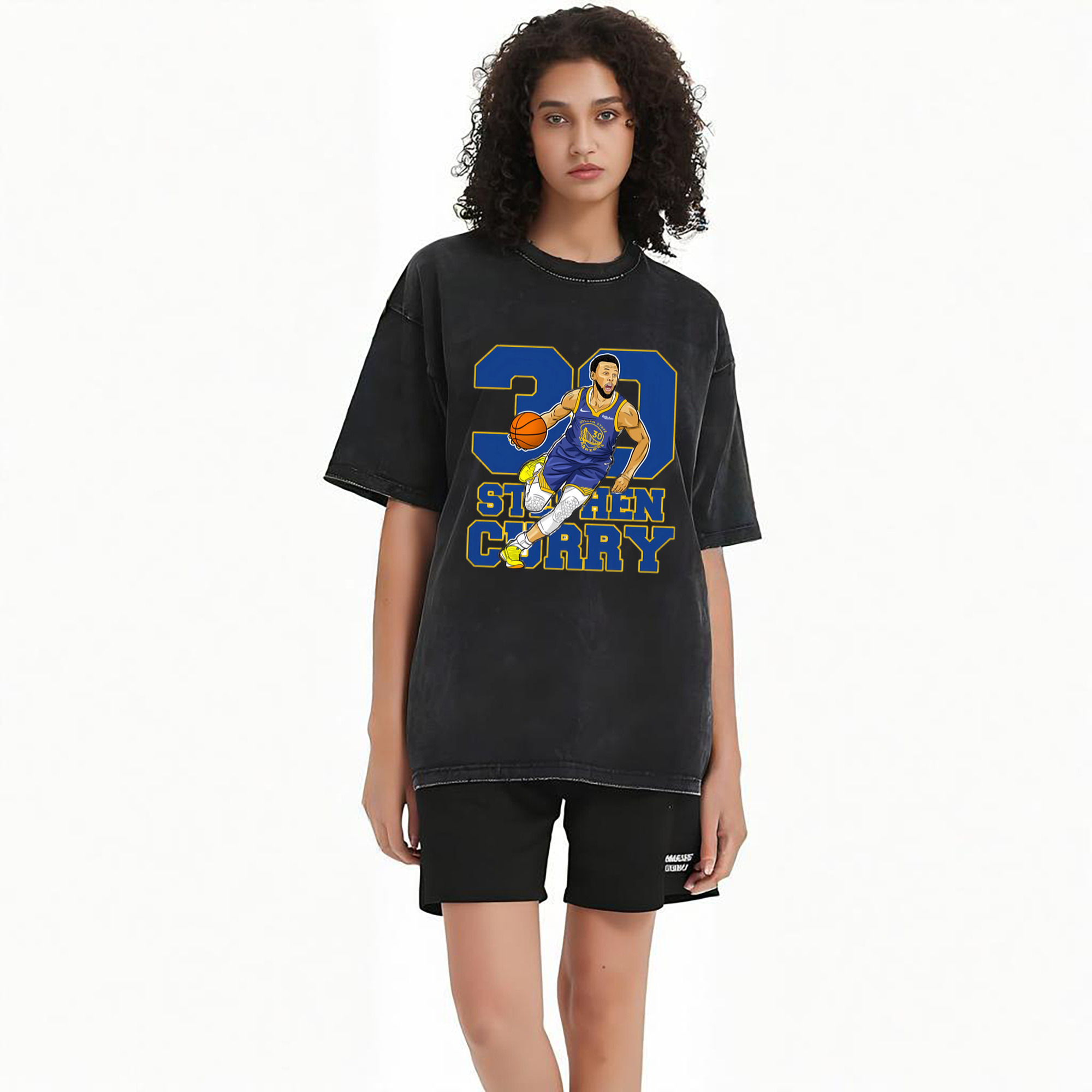 Steph Curry Golden State Warriors  Breakthrough Cartoon t-shirt