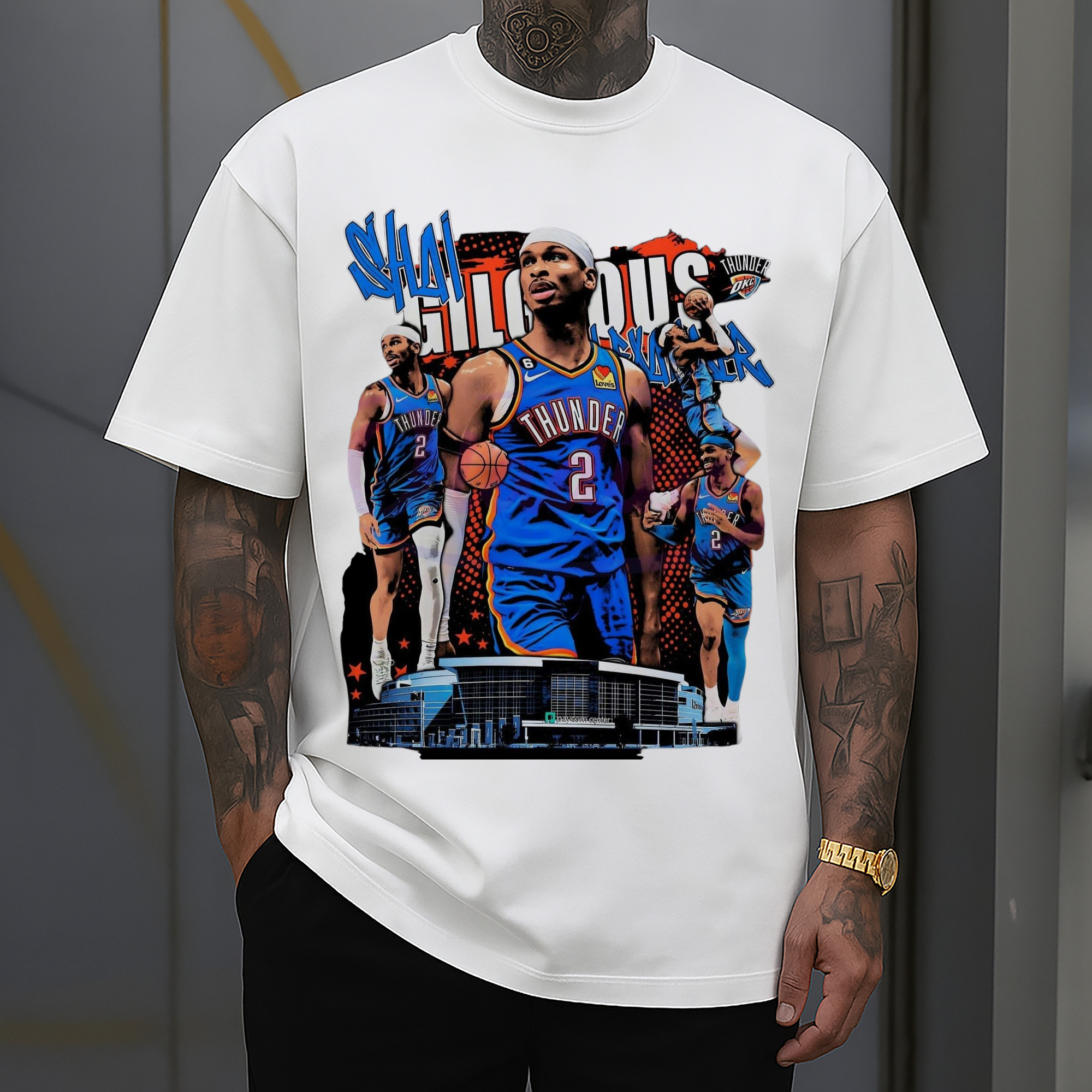 SGA OKC#2 collage Graphic T-shirt