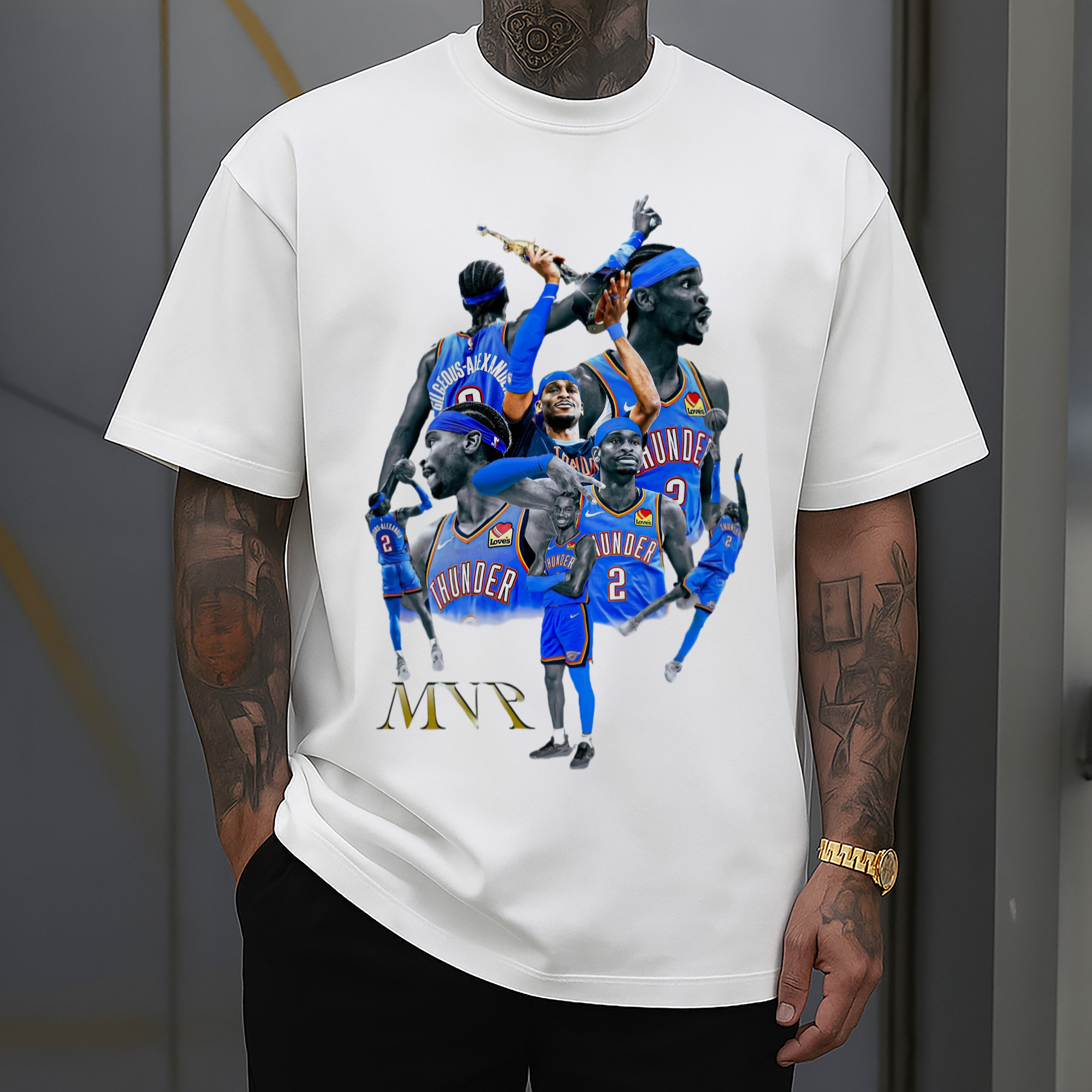 SGA  MVP collage Graphic T-Shirt