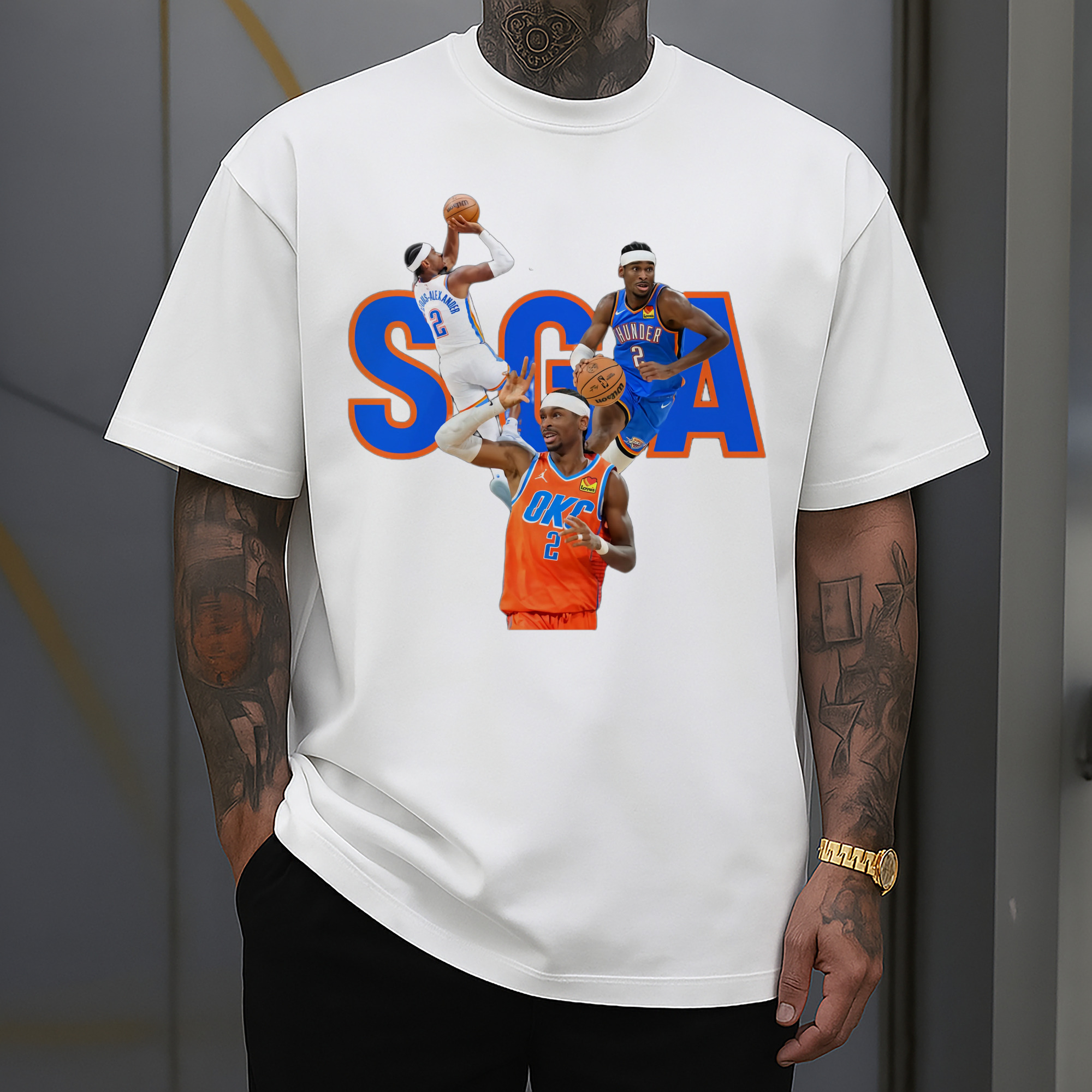 SGA  MVP collage Graphic Tee