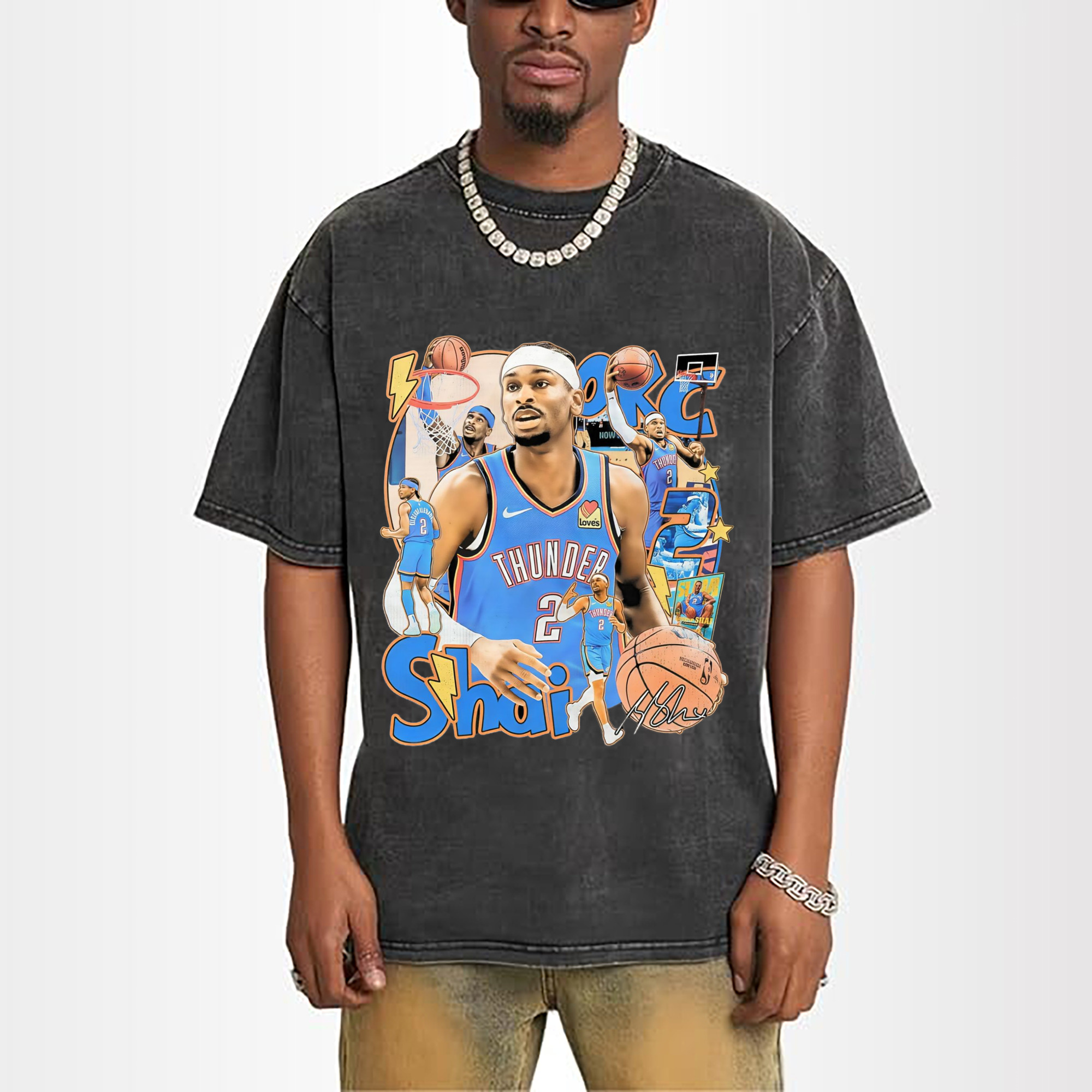 Shai Gilgeous-Alexander collage Graphic Tee