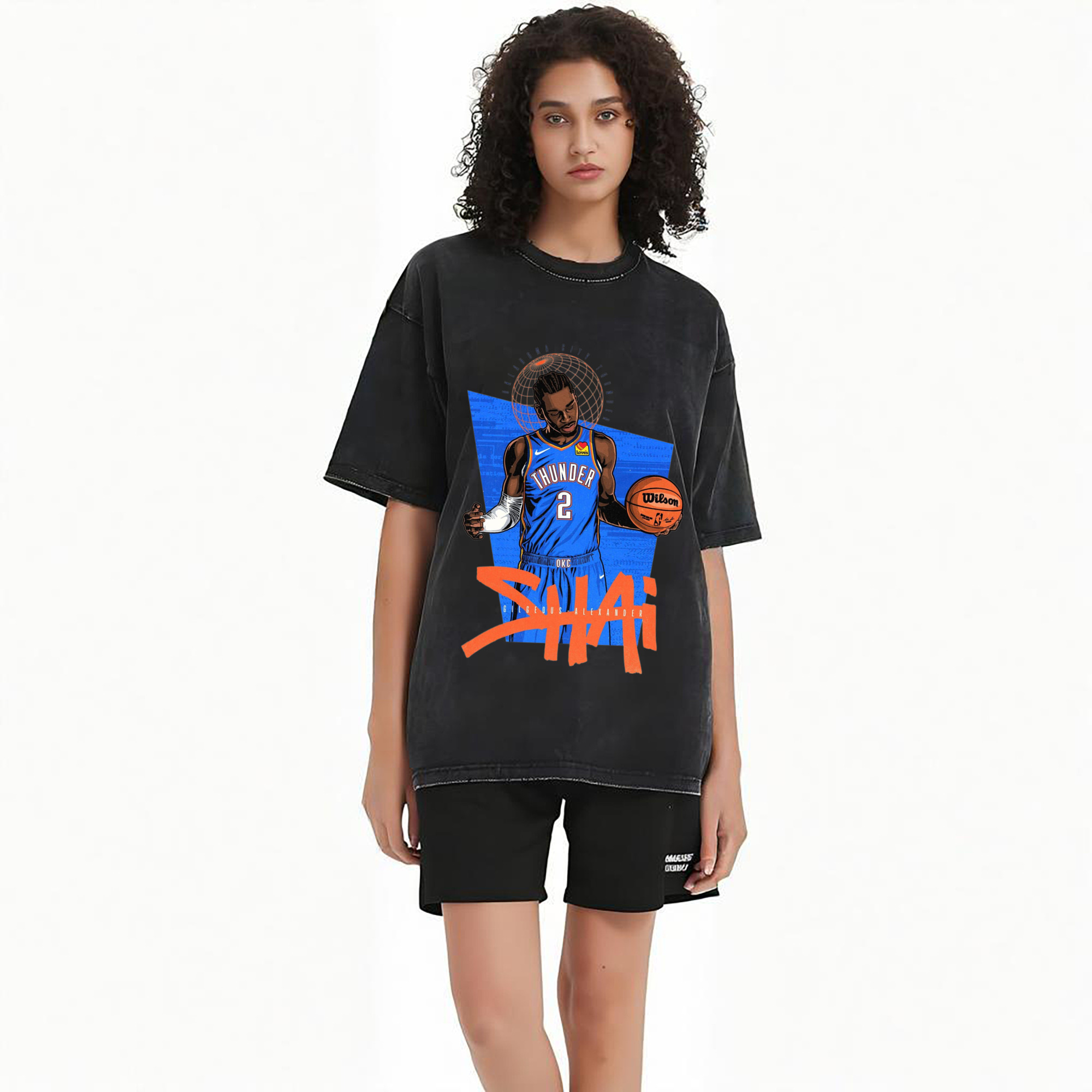 Shai Gilgeous-Alexande shrug Graphic T-Shirt