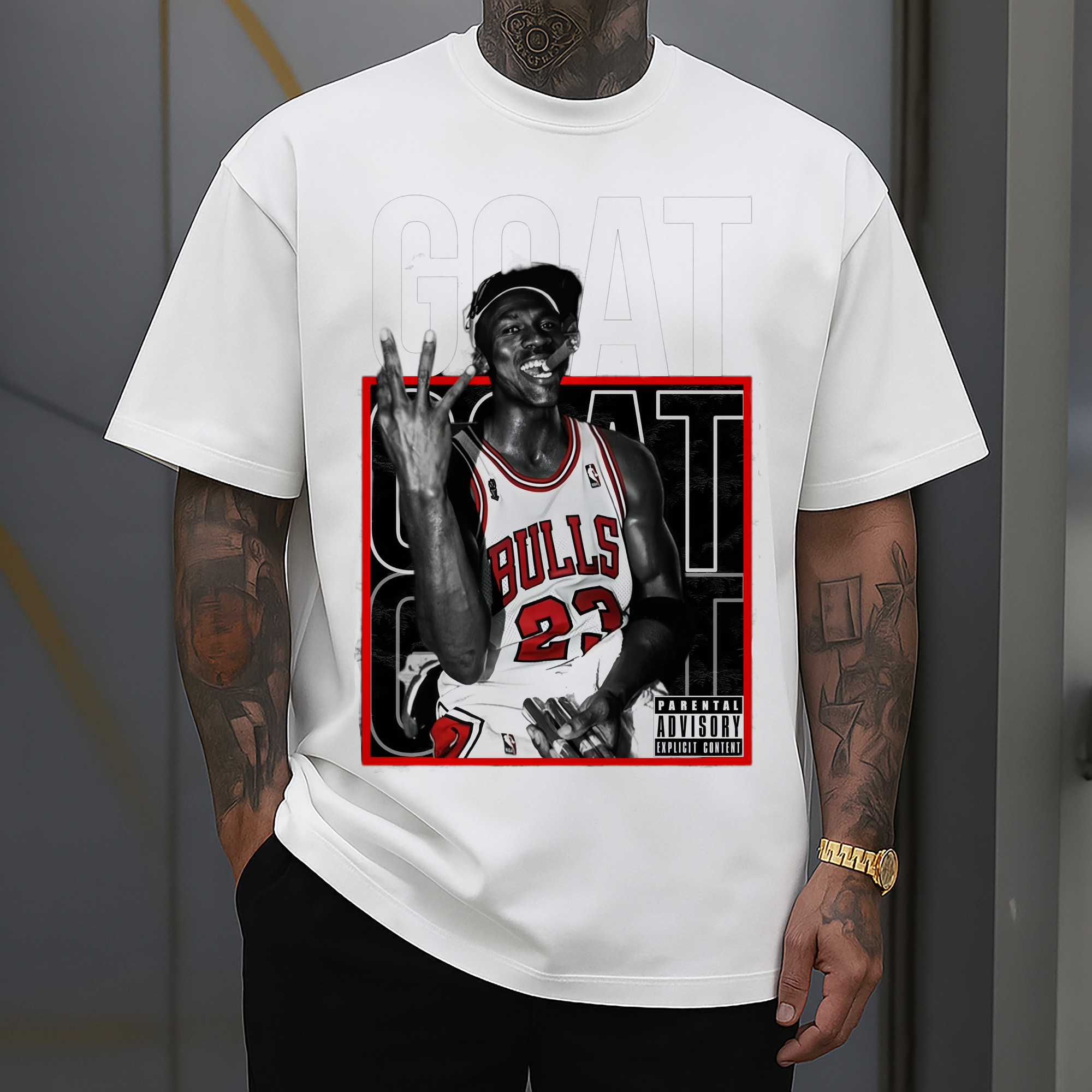 Michael Jordan 3-Peat Champions graphic tee