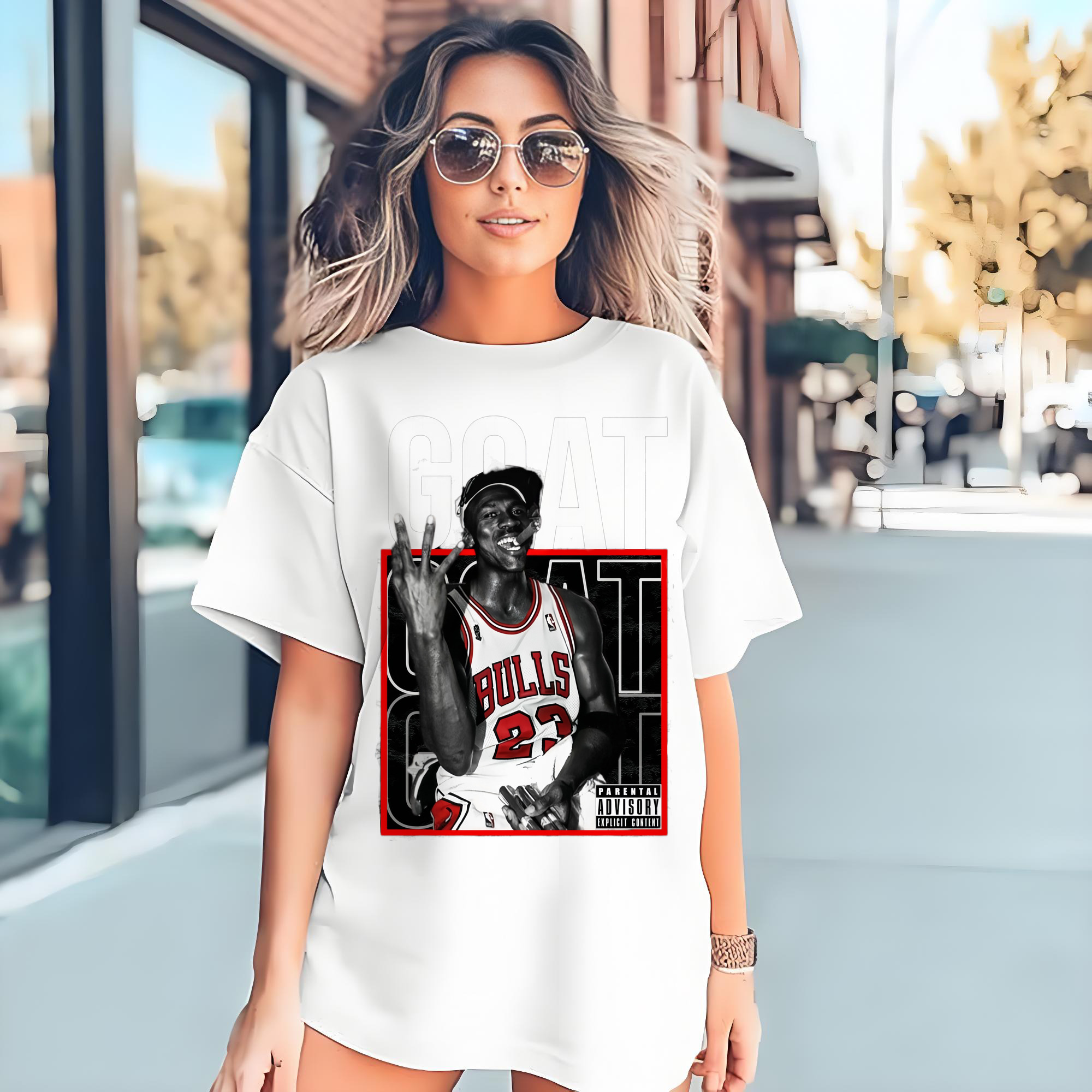Michael Jordan 3-Peat Champions graphic tee