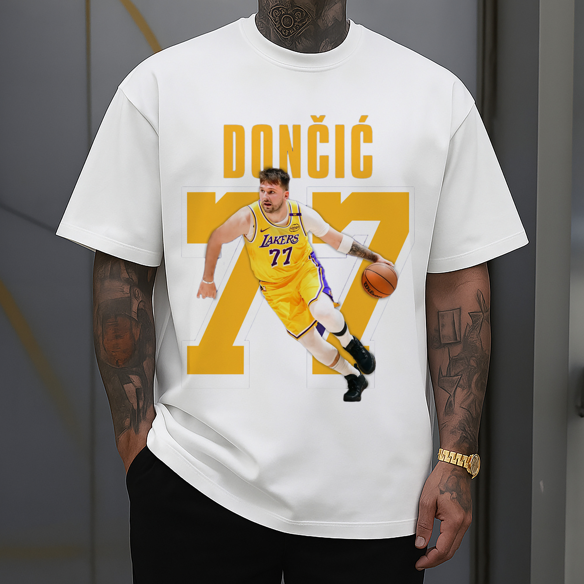 lakers Luka Doncic #77 Shirt