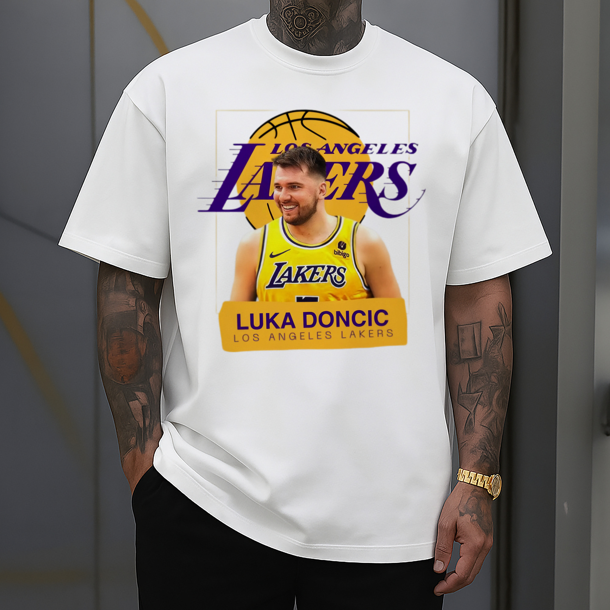Luka Dončić Lakers #77  graphic T‑Shirt
