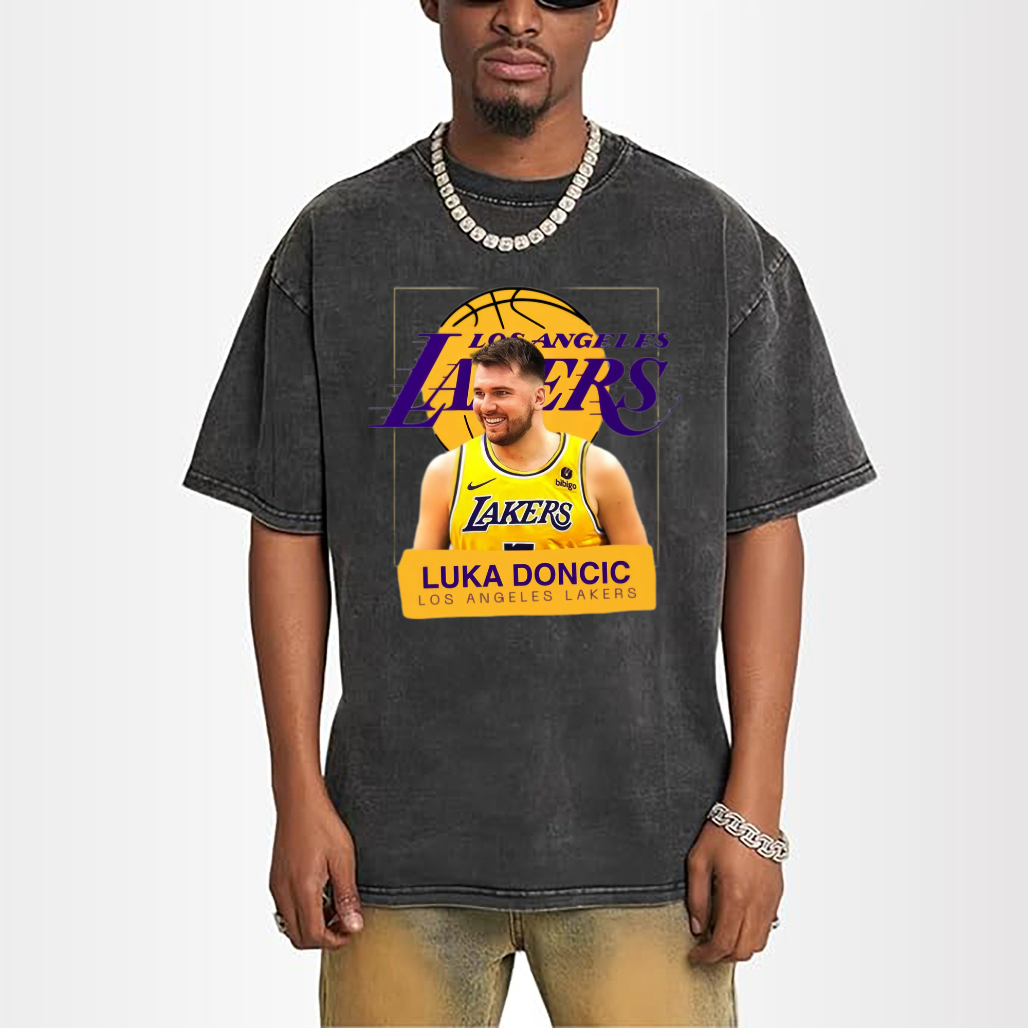Luka Dončić Lakers #77  graphic T‑Shirt