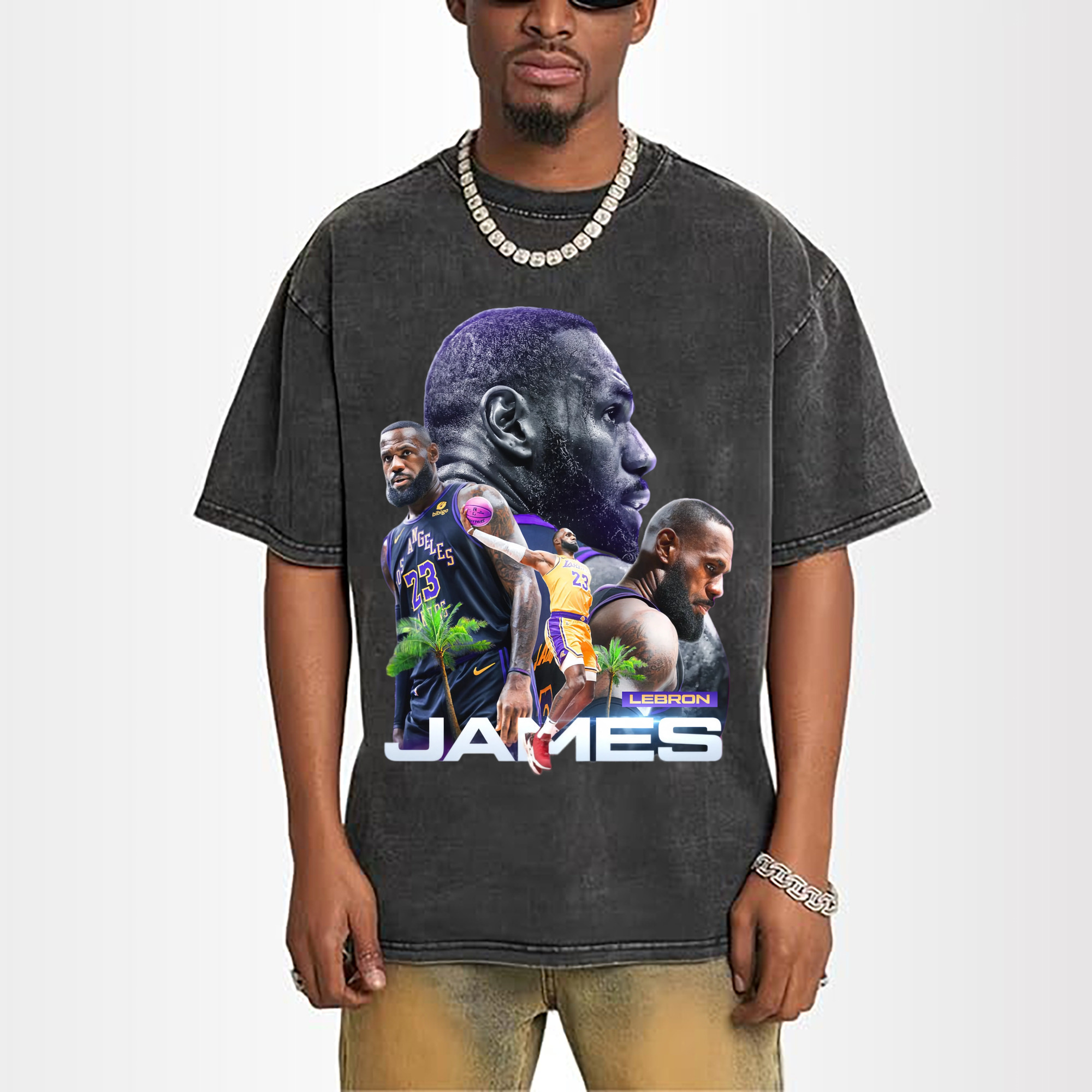 LAL LeBron James #6 T‑Shirt