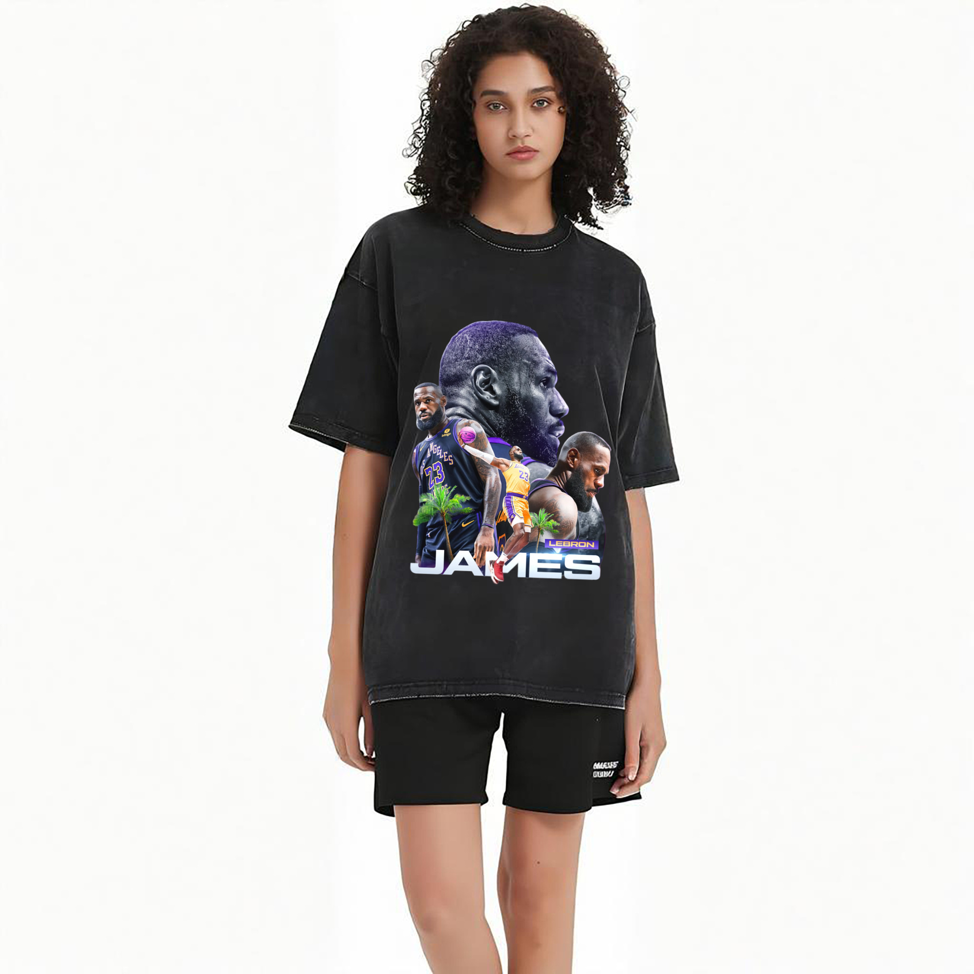 LAL LeBron James #6 T‑Shirt