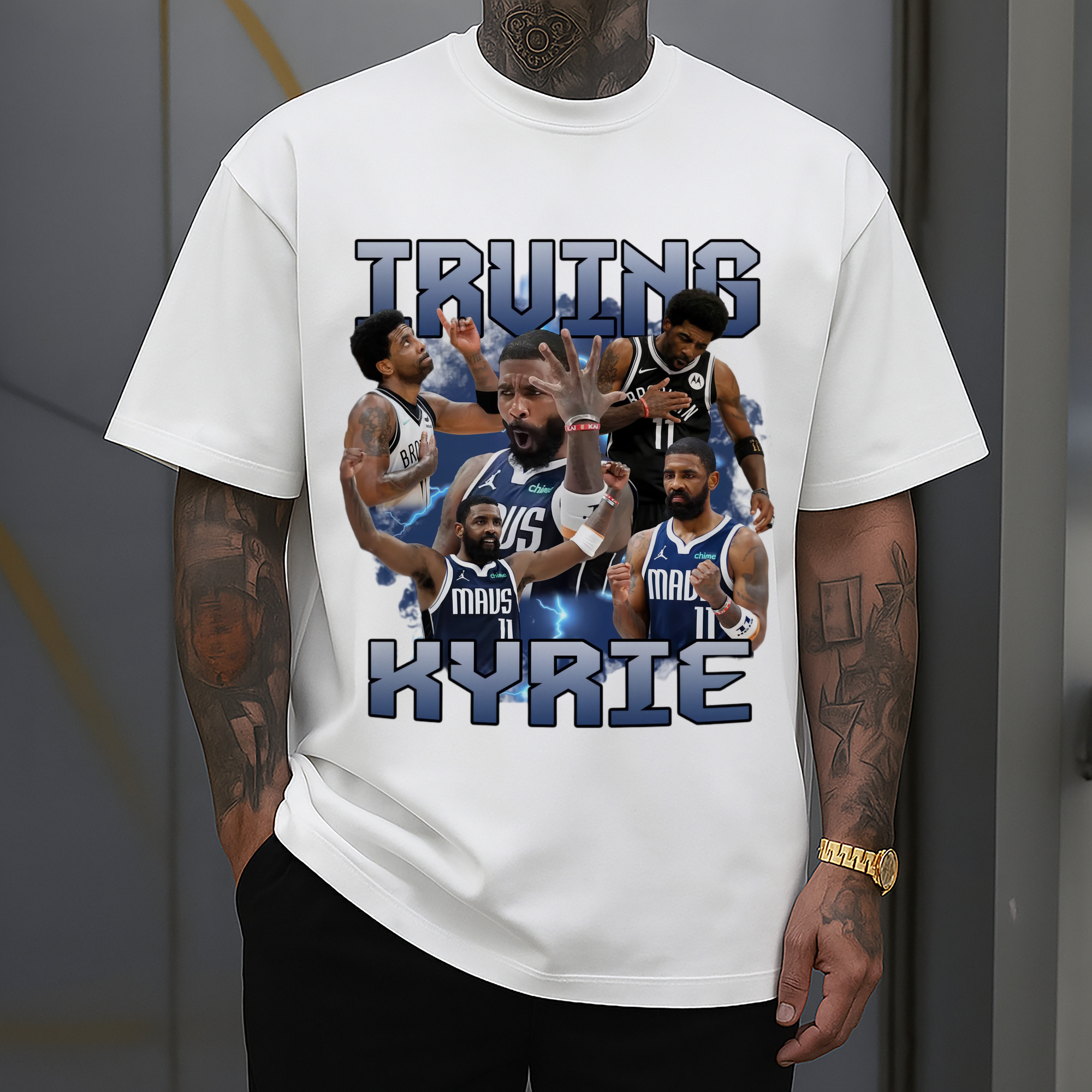 Kyrie Irving Dallas Mavericks Retro T‑shirt
