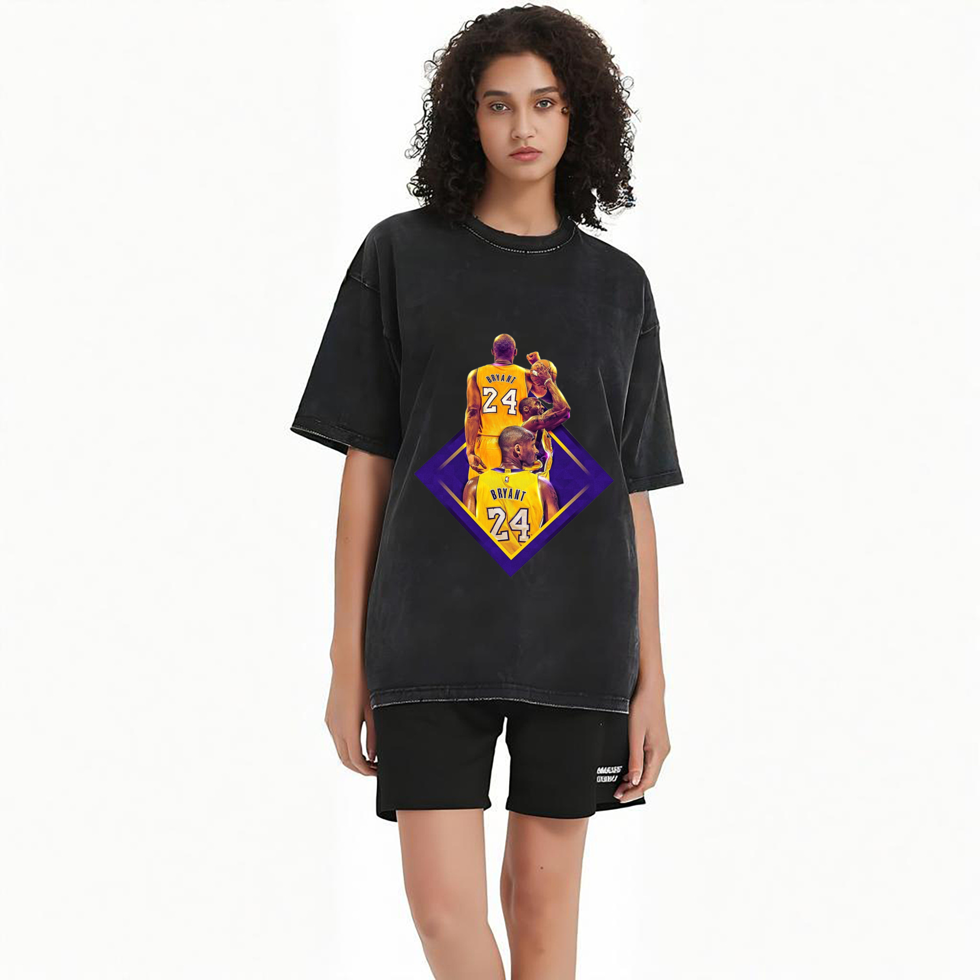 Lakers Legend Kobe Bryant  backsilhouette  T‑Shirt