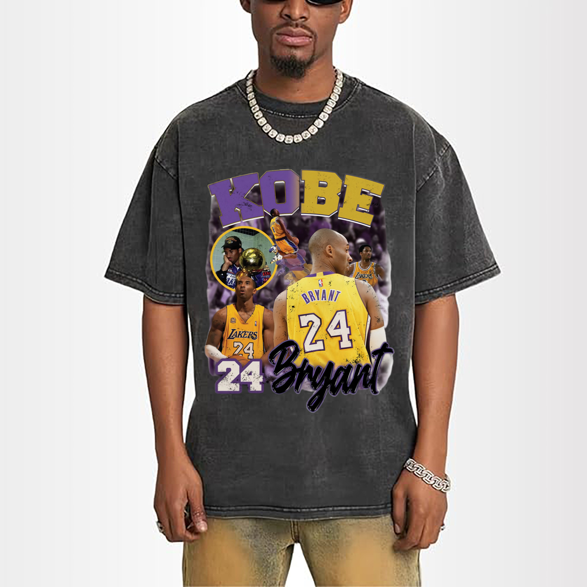 Kobe Bryant #24  collage T‑Shirt