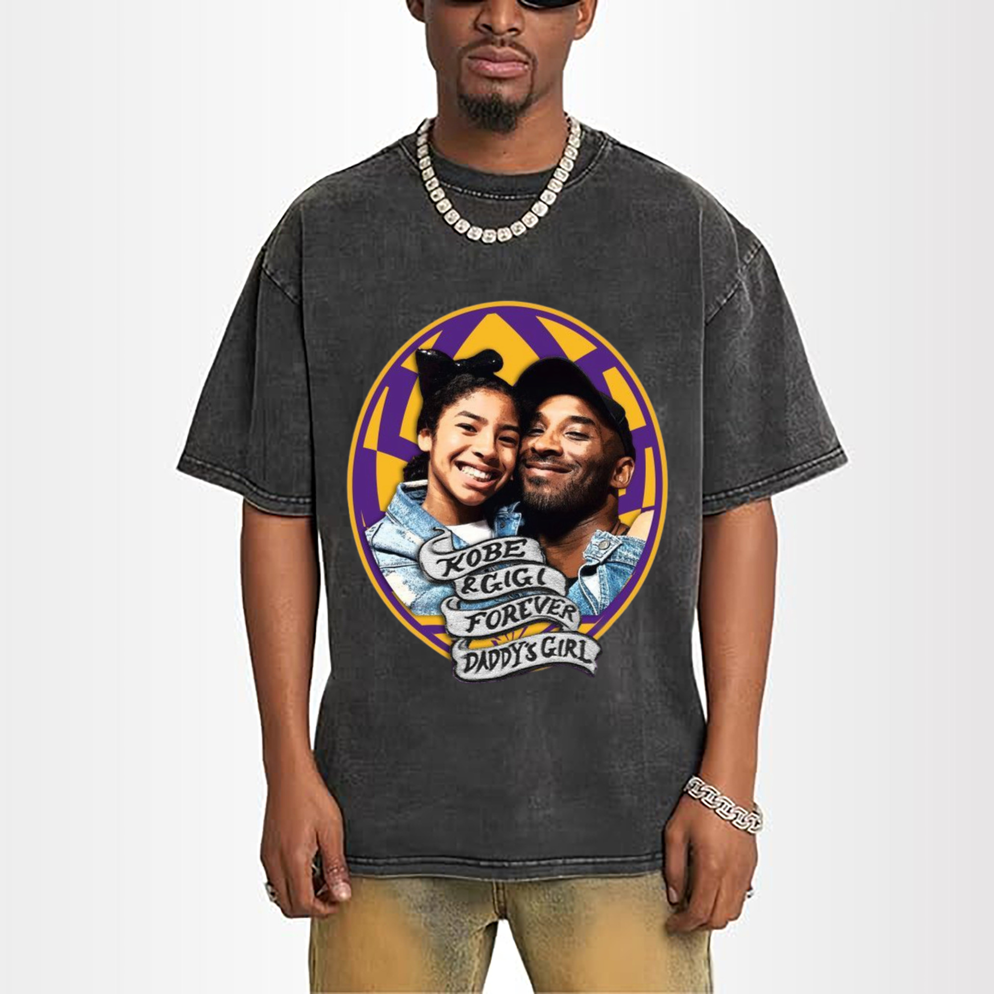 kobe and gianna bryant T‑Shirt