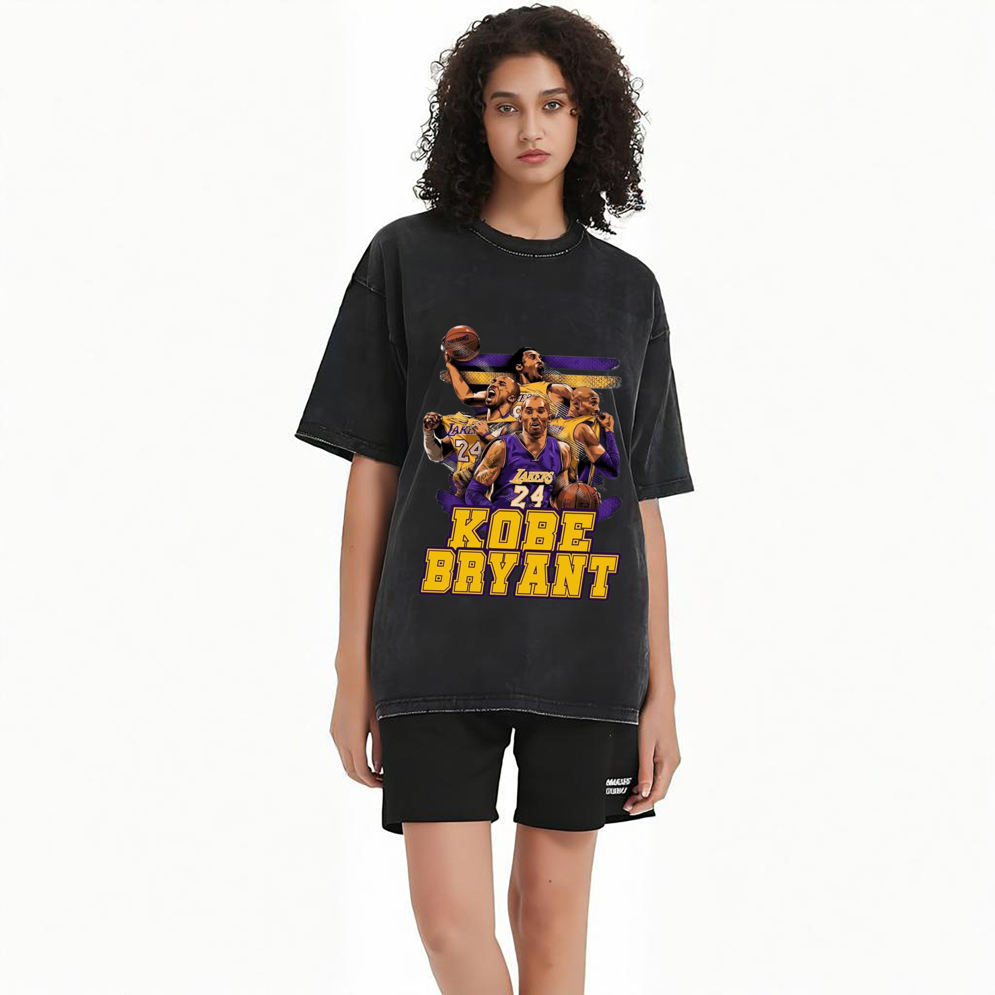 lakers kobe bryant #24 #8 graphic T‑Shirt