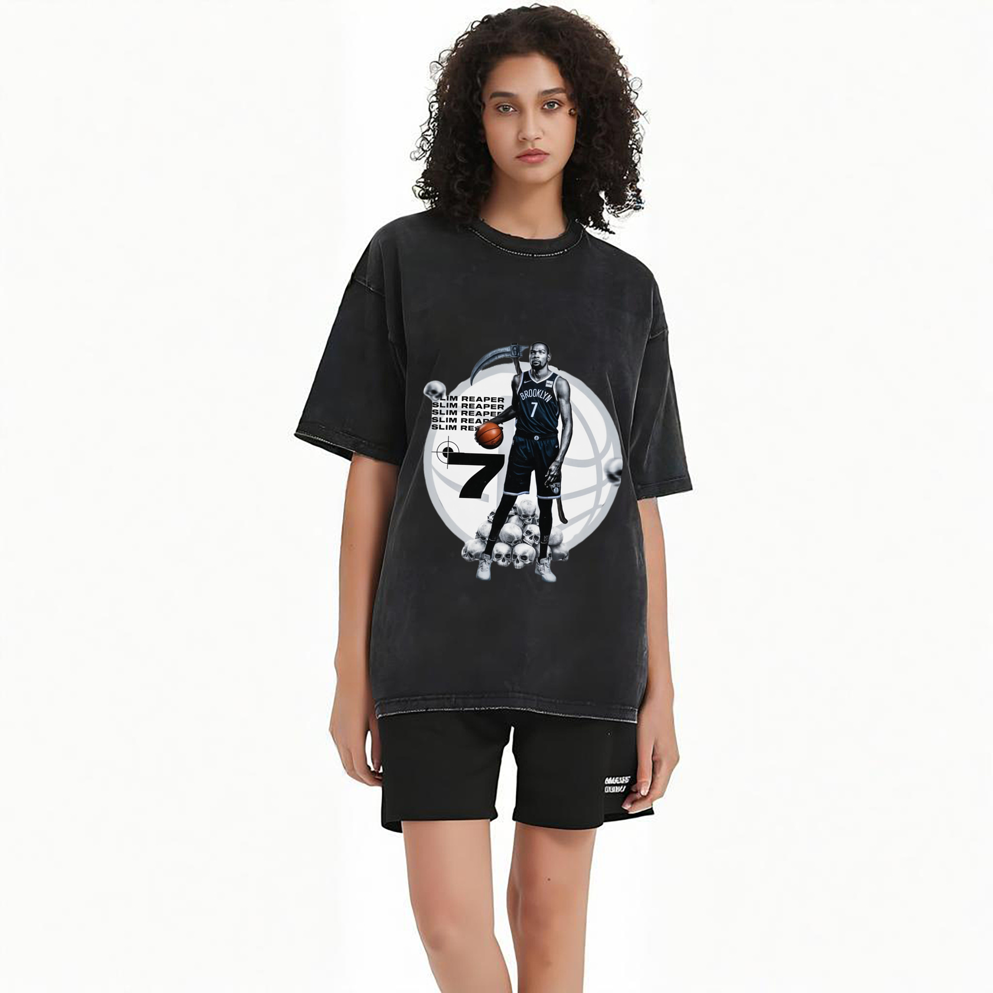 Kevin Durant Nets Slim Reaper T‑shirt