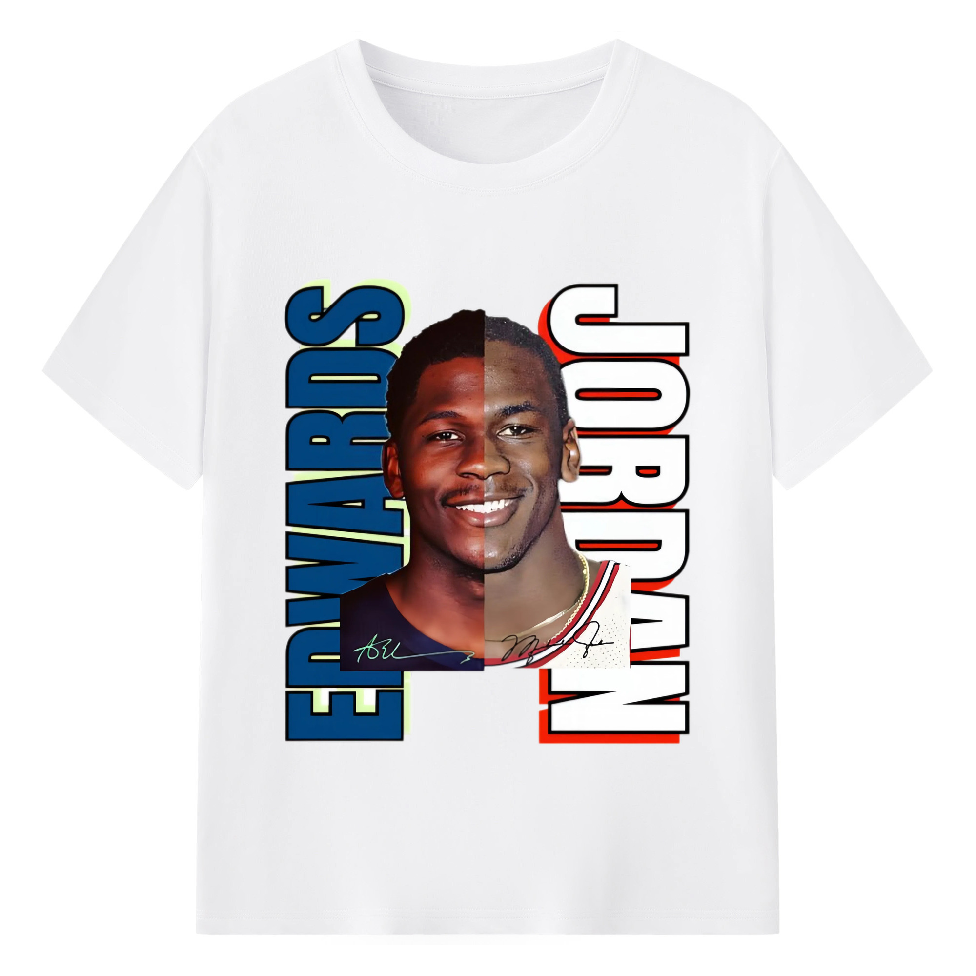 Anthony Edwards next Jordan T‑Shirt - 180g Cotton T-Shirt With Front Heat Transfer Print – Soft, Lightweight, Fitted Design – Comfortable Casual Wear For Sports & Everyday Use