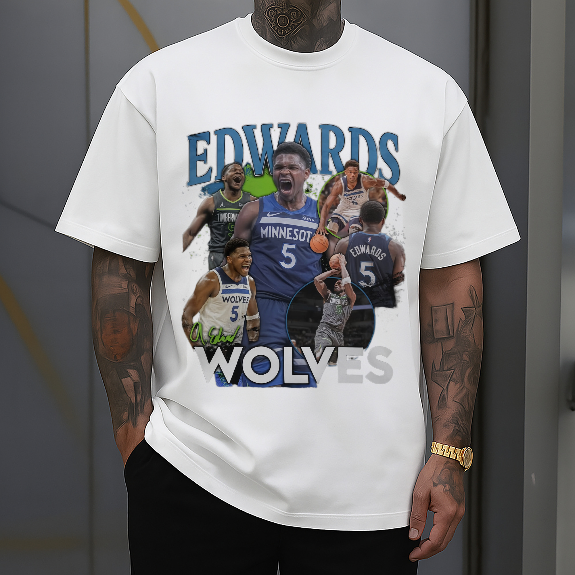Anthony Edwards Timberwolves T‑Shirt