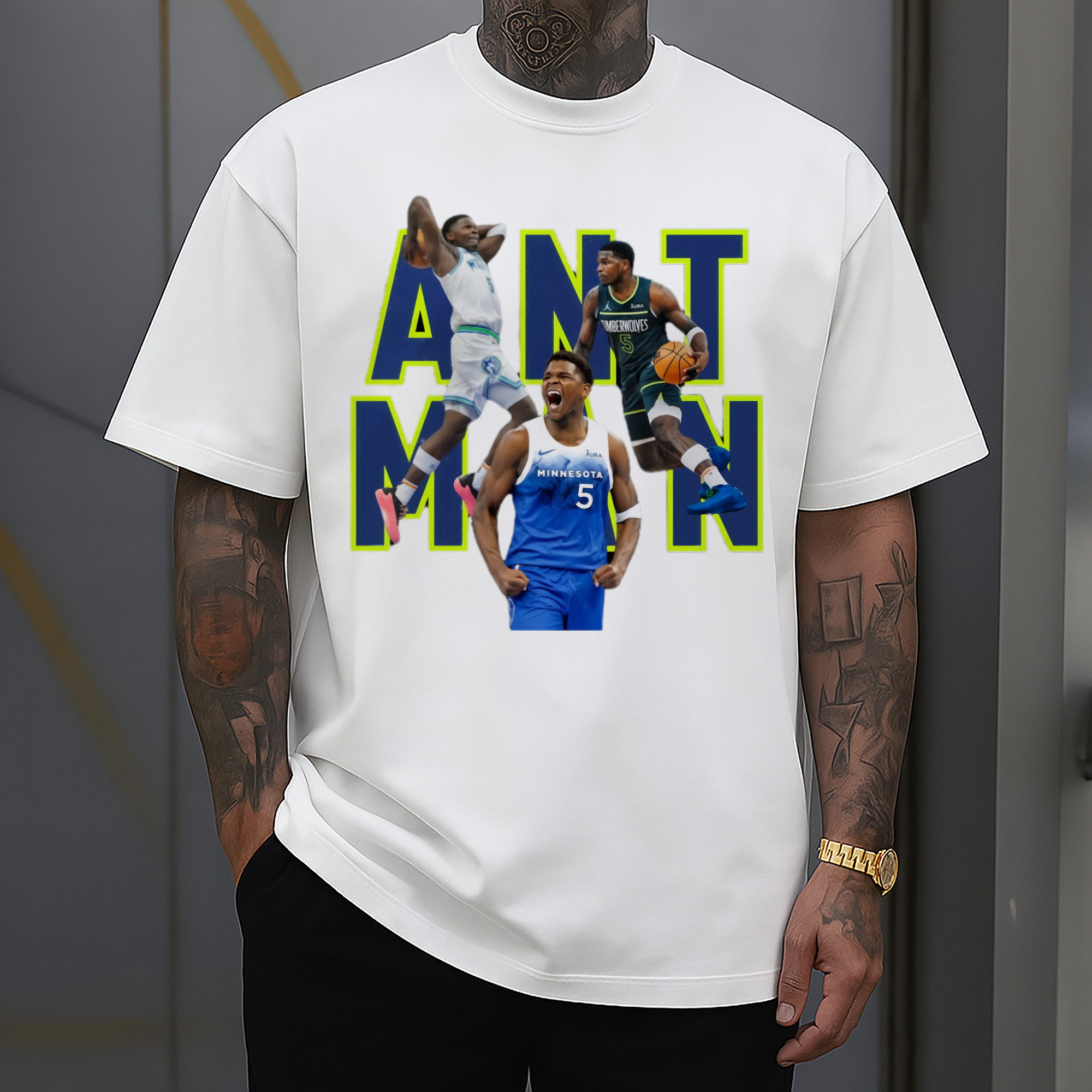 Anthony Edwards Timberwolves #5 T‑Shirt