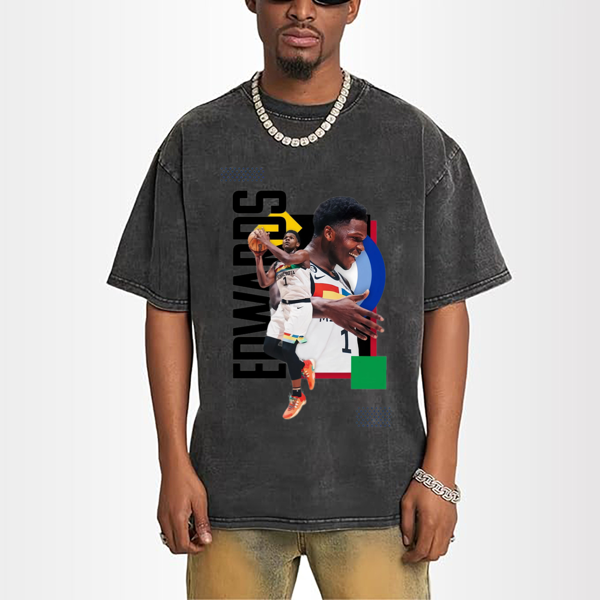 Timberwolves Anthony Edwards  #5 T‑Shirt