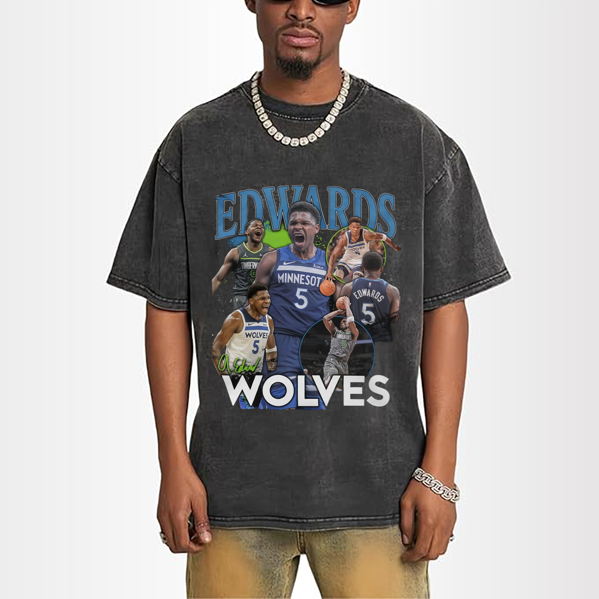 Anthony Edwards Timberwolves T‑Shirt