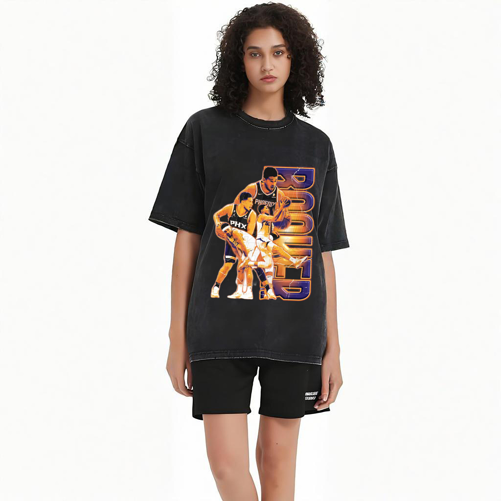 Devin Booker suns #1 Collage graphic T‑Shirt