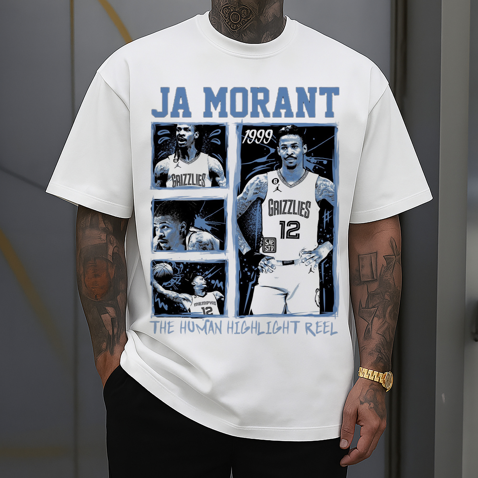 Memphis Grizzlies #12 Ja Morant T-shirt​