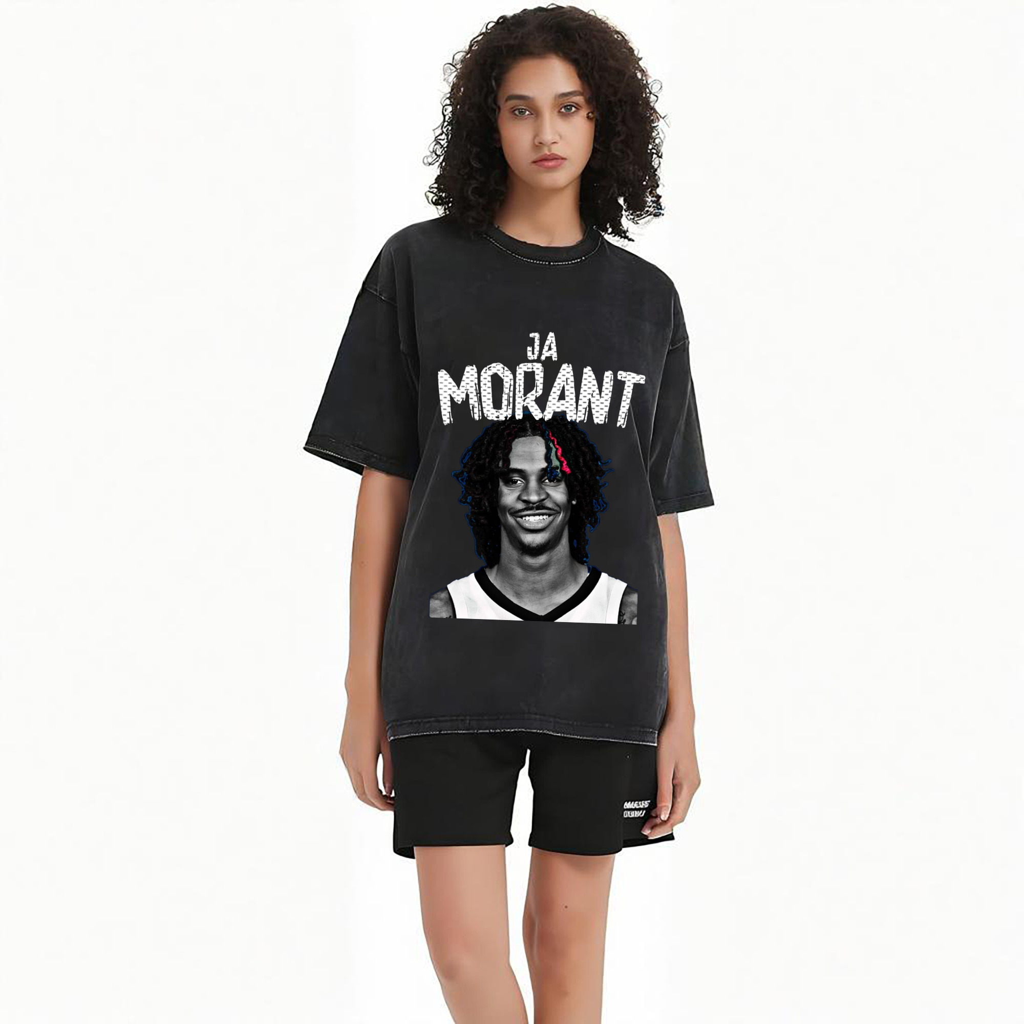 Ja Morant Painted portrait t-shirt