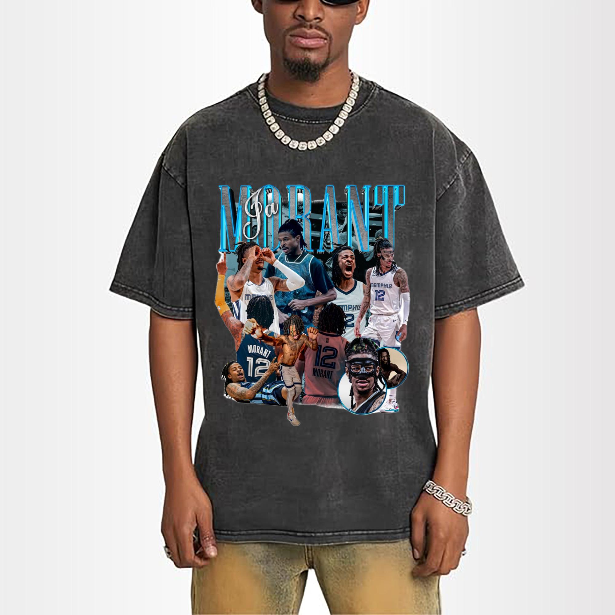 Memphis Grizzlies Ja Morant collage T-shirt​