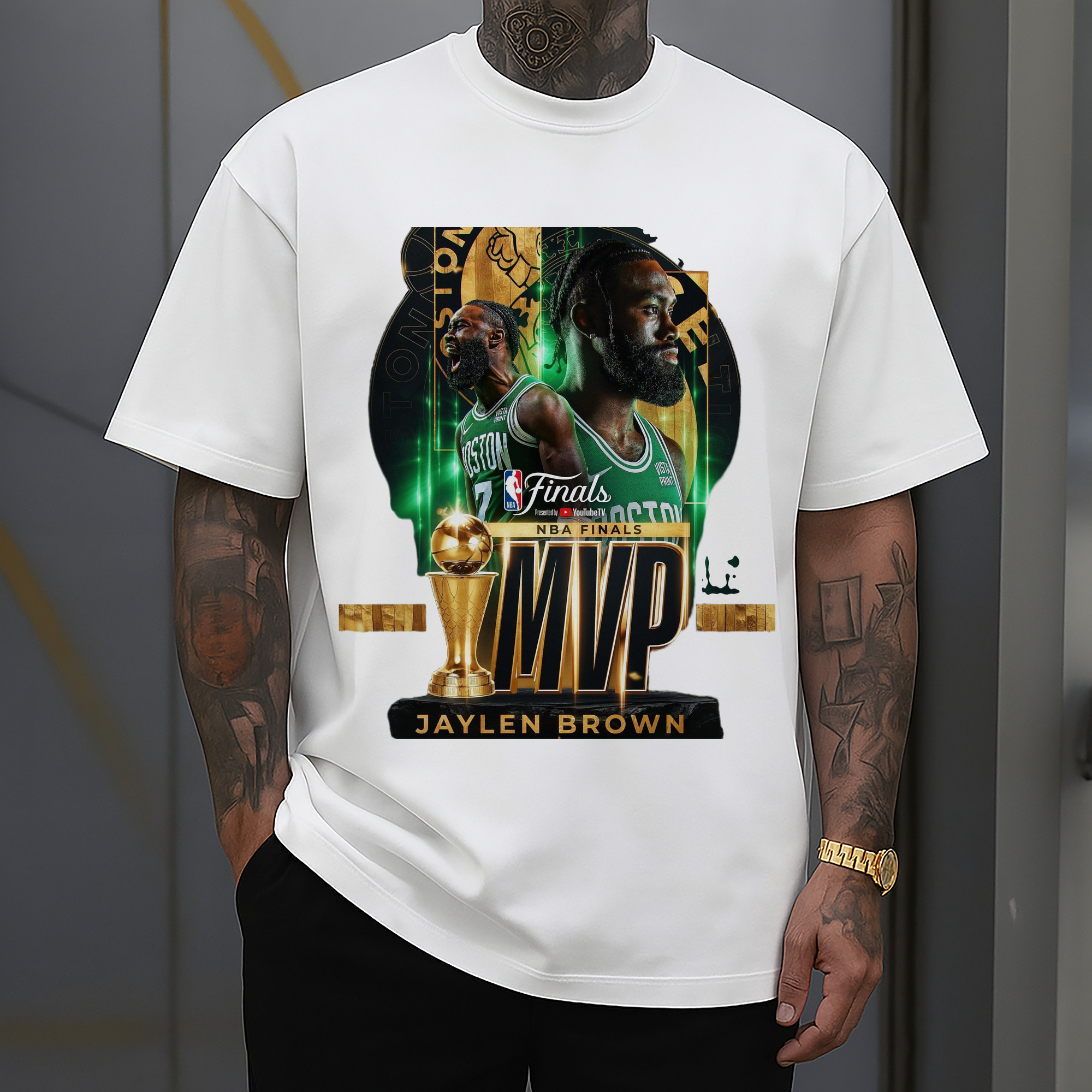 Celtics Jaylen Brown  NBA FMVP T-Shirt