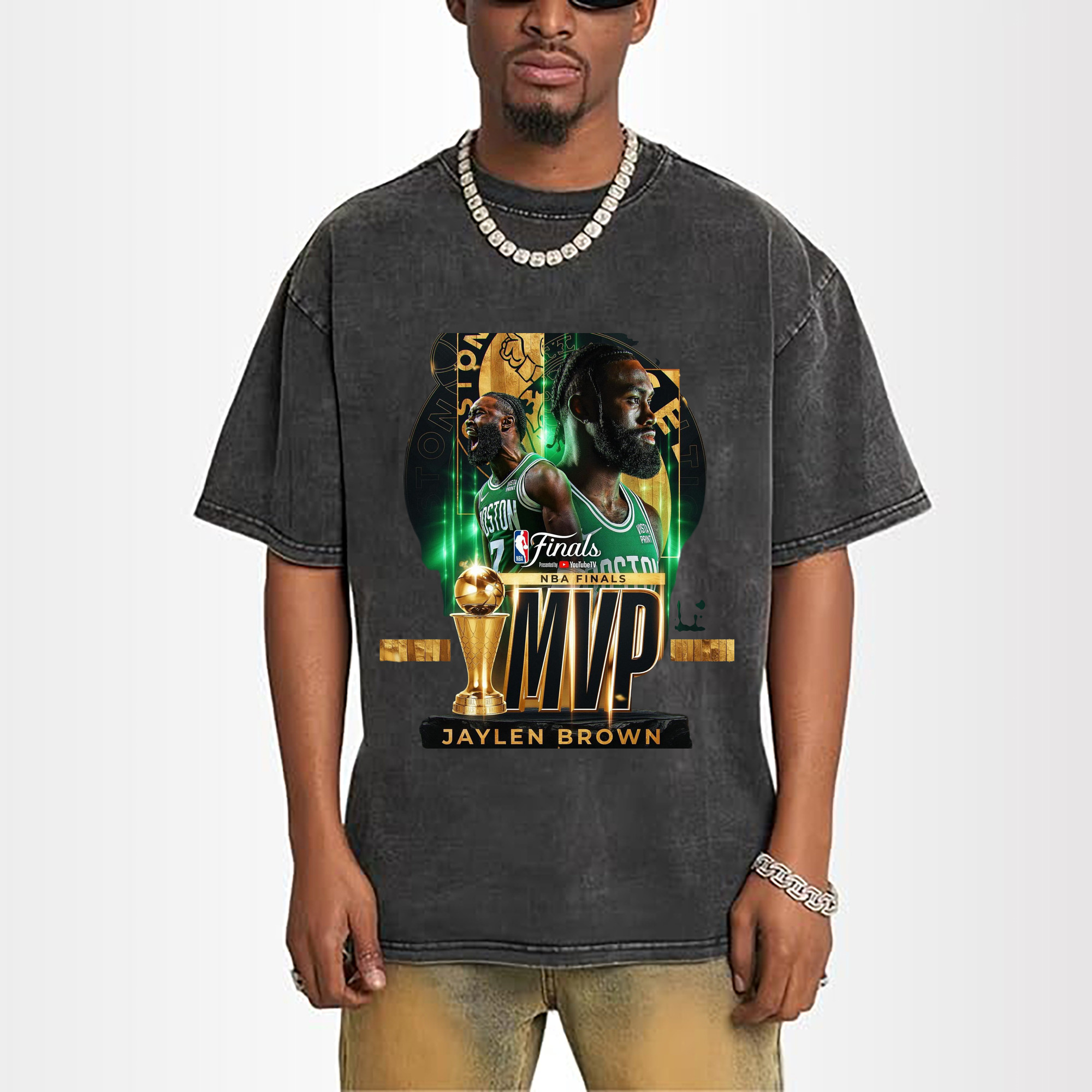 Celtics Jaylen Brown  NBA FMVP T-Shirt